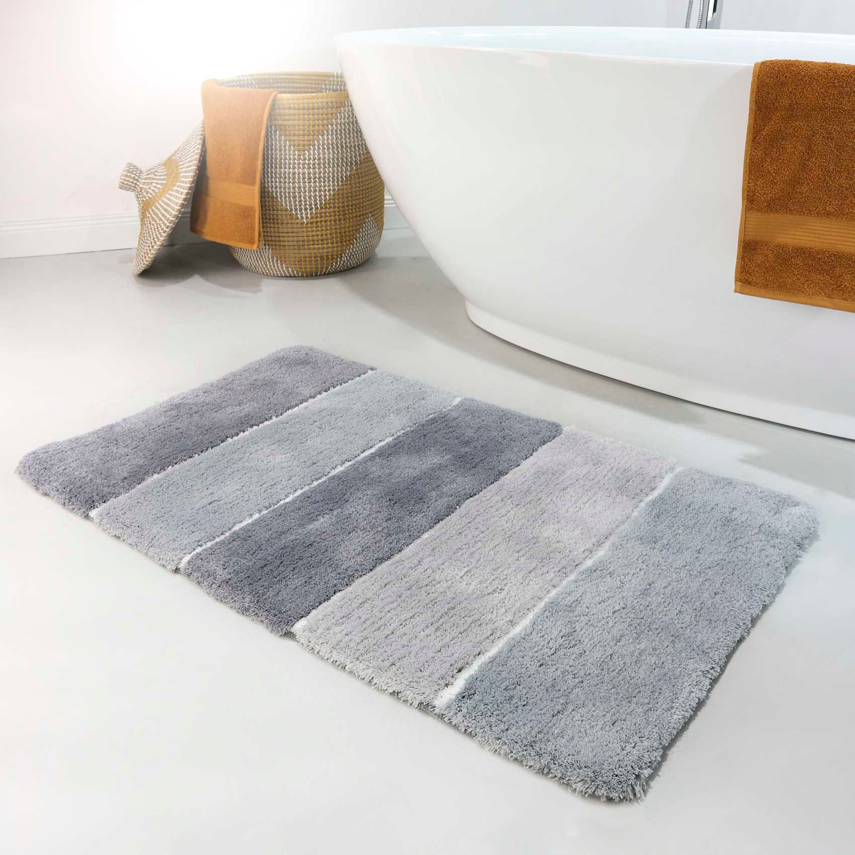 Homie Living Badematte "Rio Marina" Höhe 30 mm rutschhemmend beschichtet fu günstig online kaufen