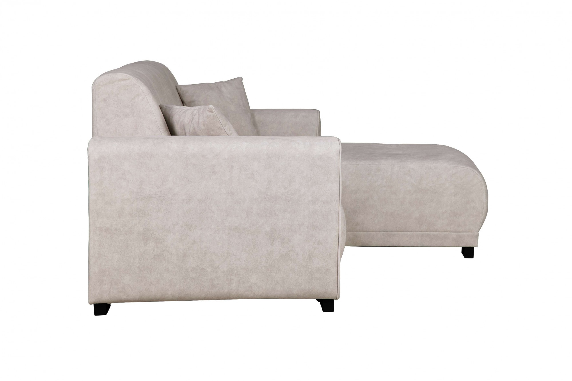 Home affaire Ecksofa »Langeland L-Form«, incl. 2 Zierkissen, Recamiere wahlweise links oder rechts