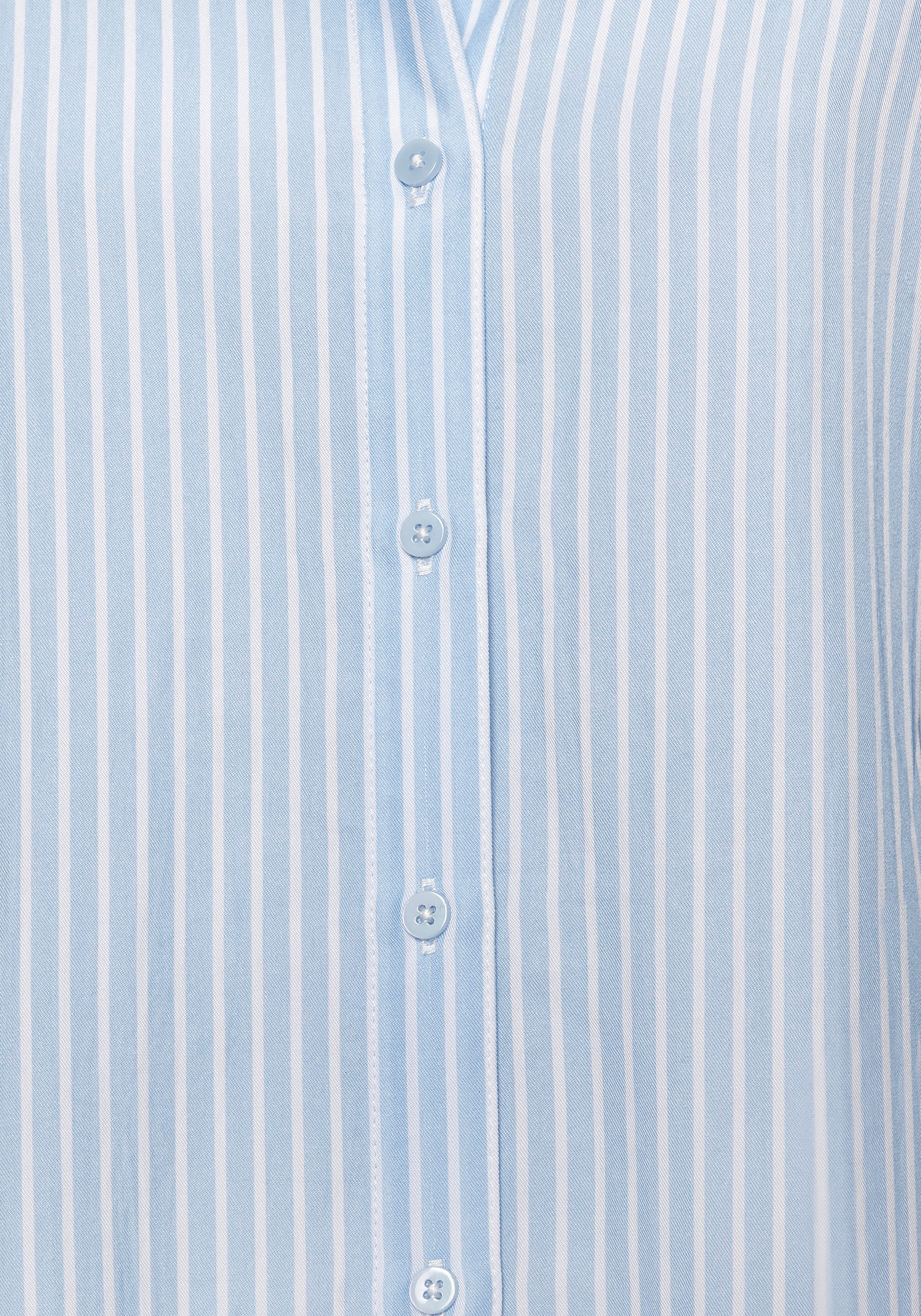 LASCANA Hemdbluse aus Lyocellqualität, Streifenbluse