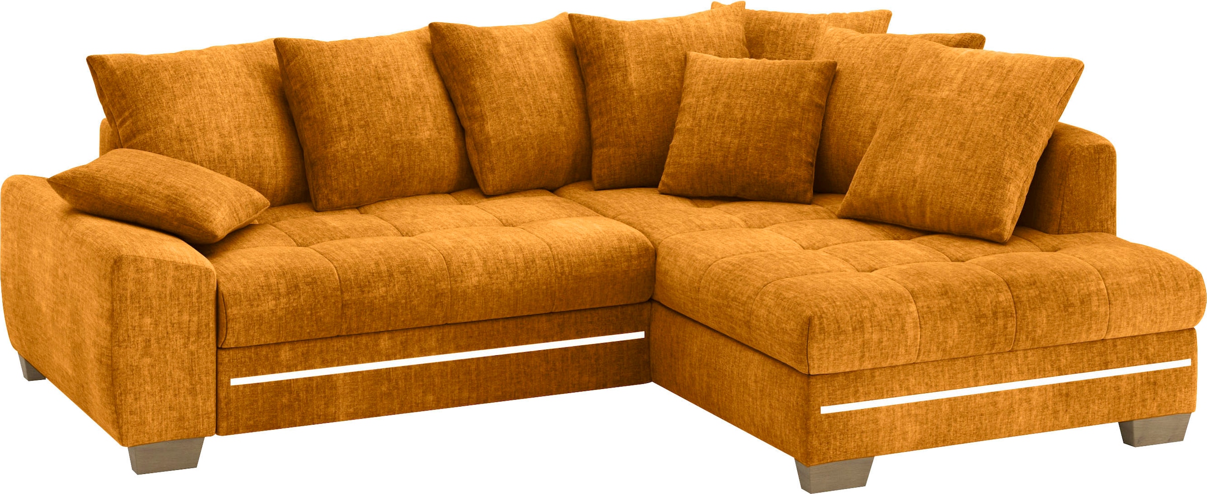 Mr. Couch Ecksofa »Nikita II, L-Form«, mit Kaltschaum, RGB-LED Beleuchtung, günstig online kaufen