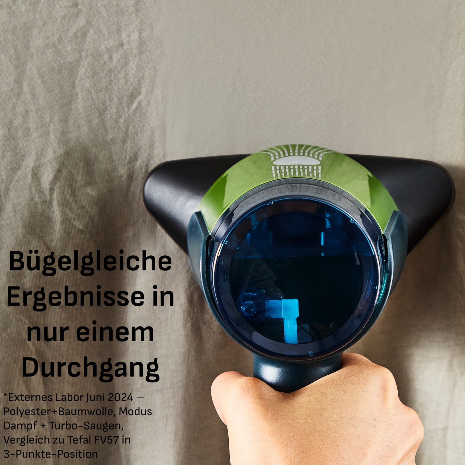 Tefal Dampfbürste »AeroSteam, kombiniert Dampf, einen beheizten Kopf und Ansaugung« 1400 W Dampfglätter mit 3 Nutzungsmodi, 100 ml abnehmbarer Wassertank, DT9810