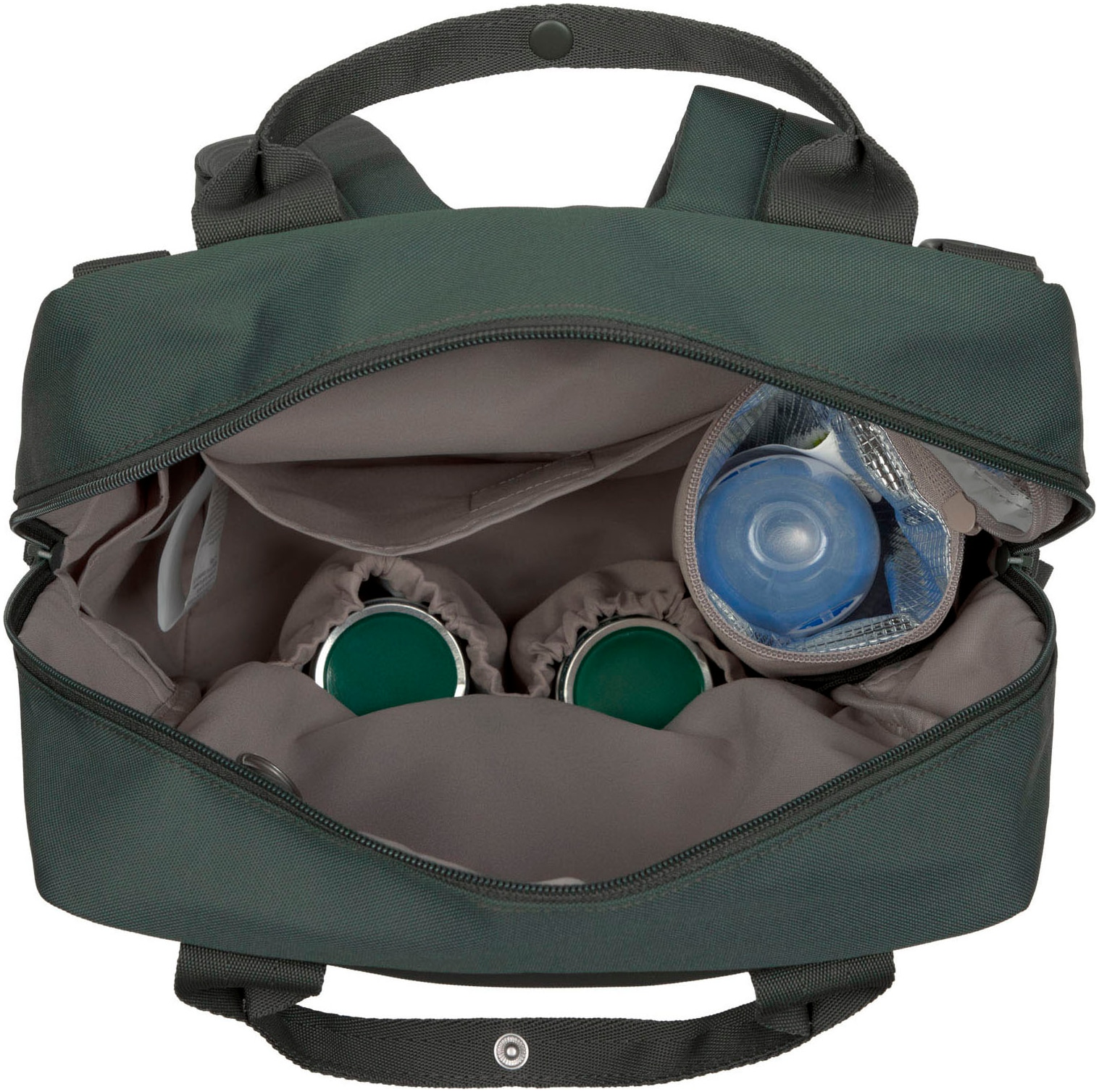 LÄSSIG Wickelrucksack »Green Label, Vividal Backpack, dark olive«