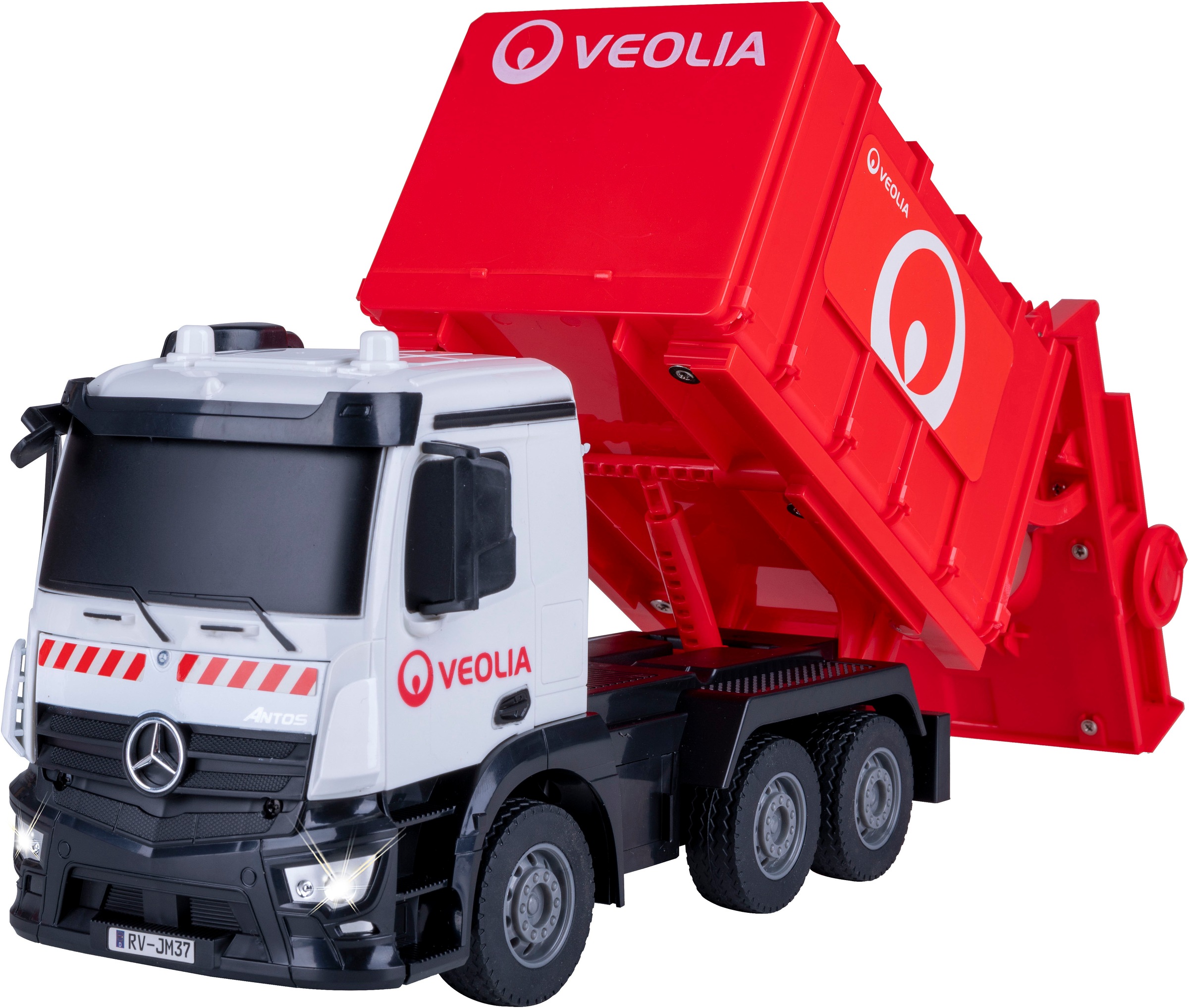 Jamara RC-LKW »Müllwagen Mercedes-Benz Antos 2,4GHz«, LED-Licht vorne; Maßstab 1:26