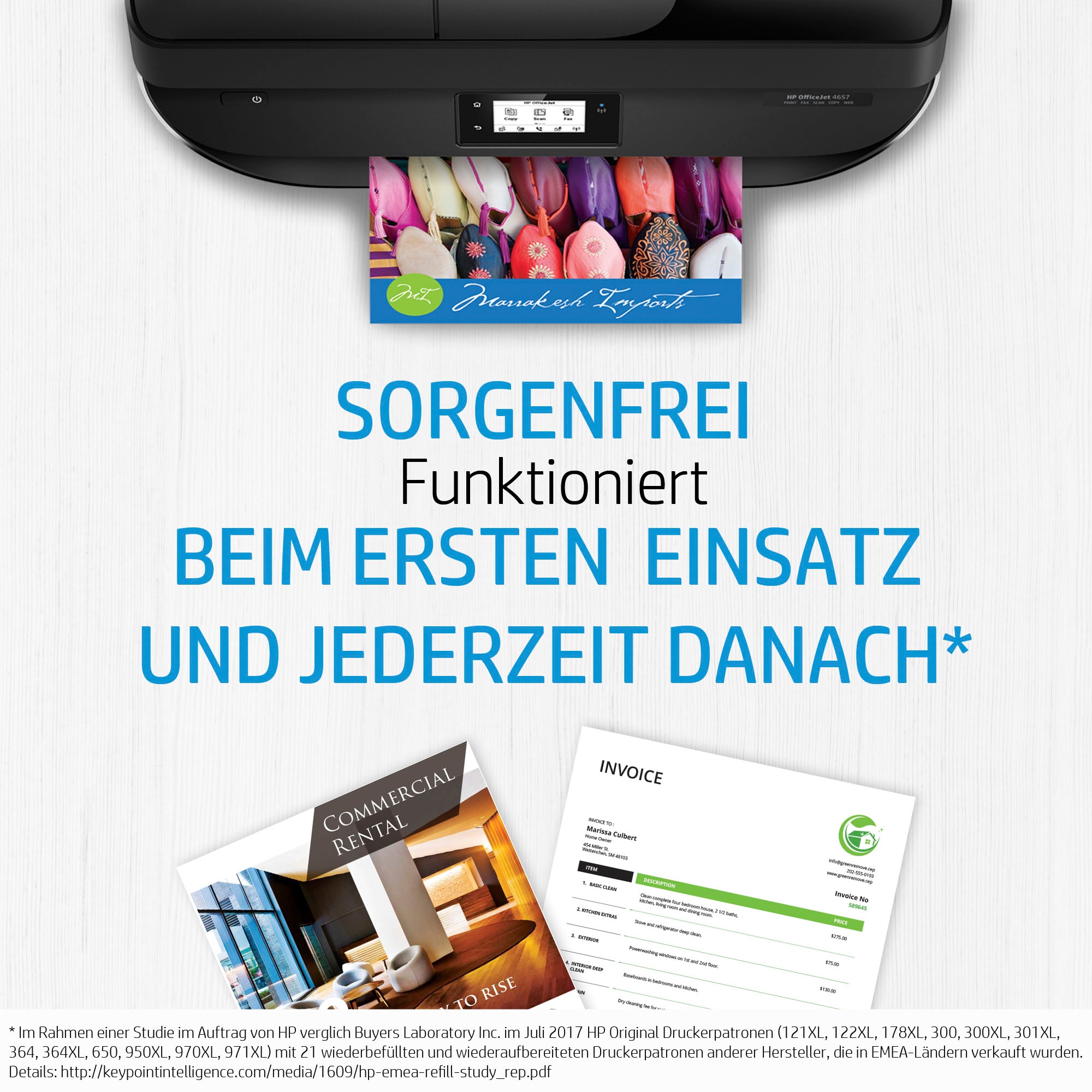 HP Tintenpatrone »963 4er-Pack« original HP Farbpatrone, Instant Ink, cyan/magenta/yellow/schwarz