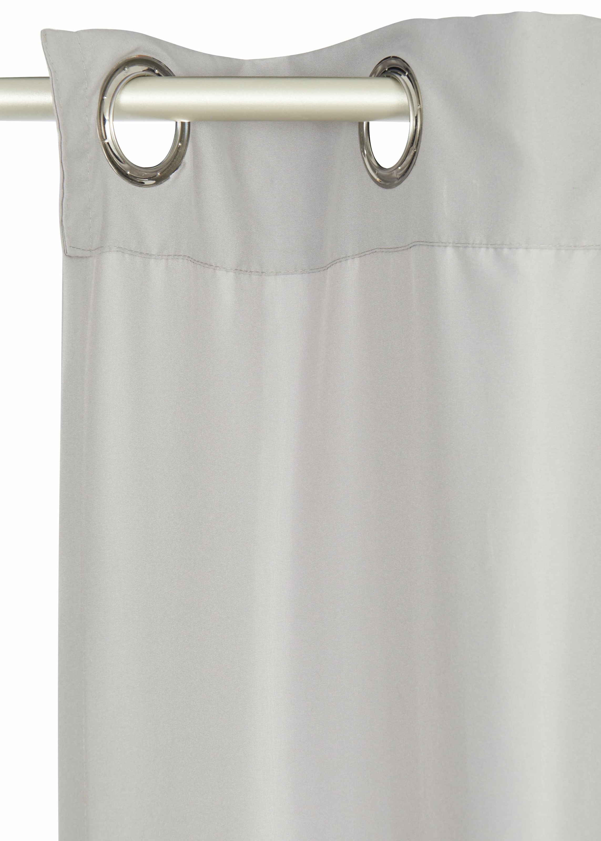 my home Vorhang »Parry«, (2 St.), 2-er Set, blickdicht, monochrom, basic günstig online kaufen