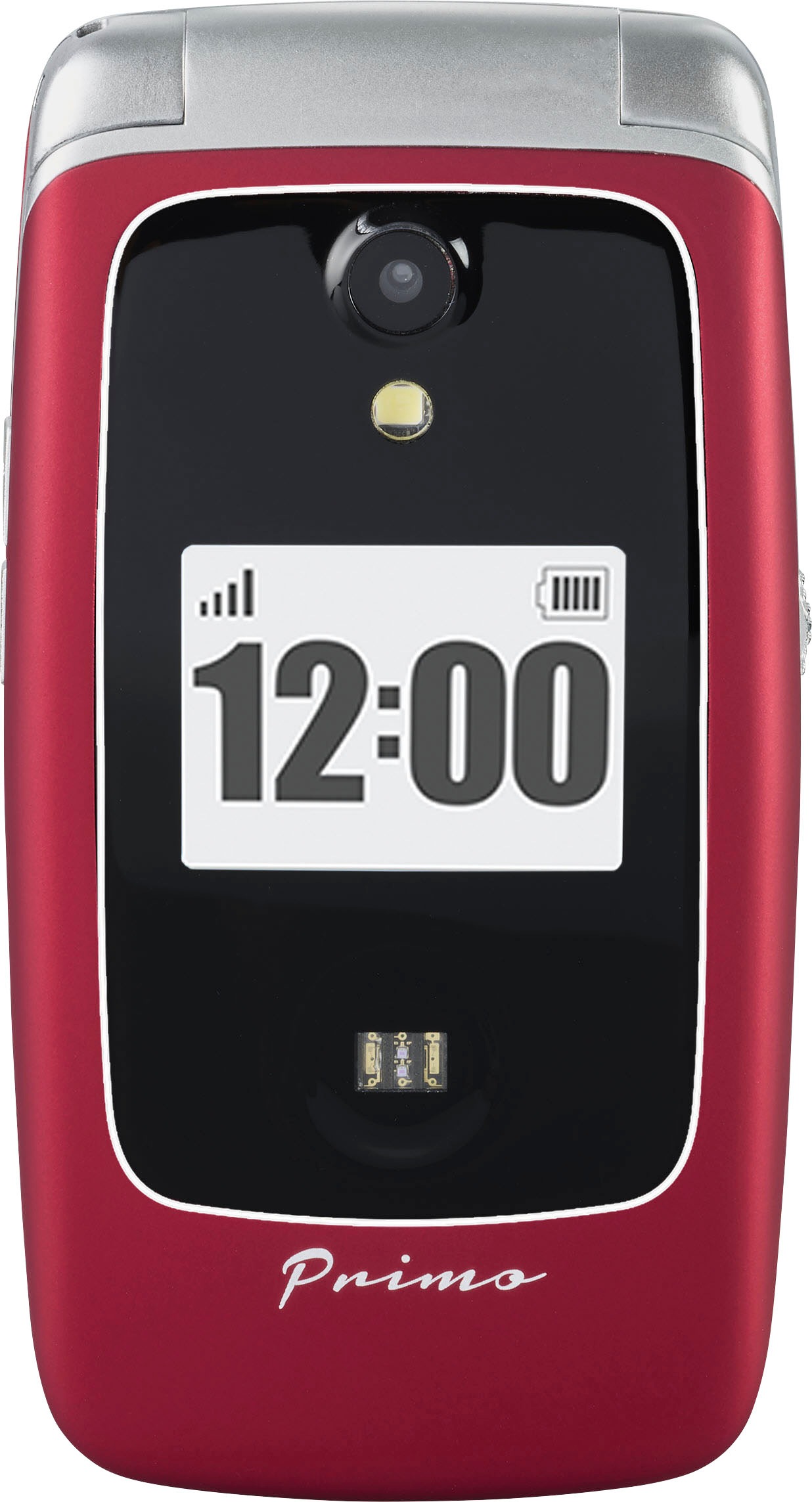 Primo Klapphandy »PRIMO 418«, rot, 7,11 cm/2,8 Zoll, 3 MP Kamera