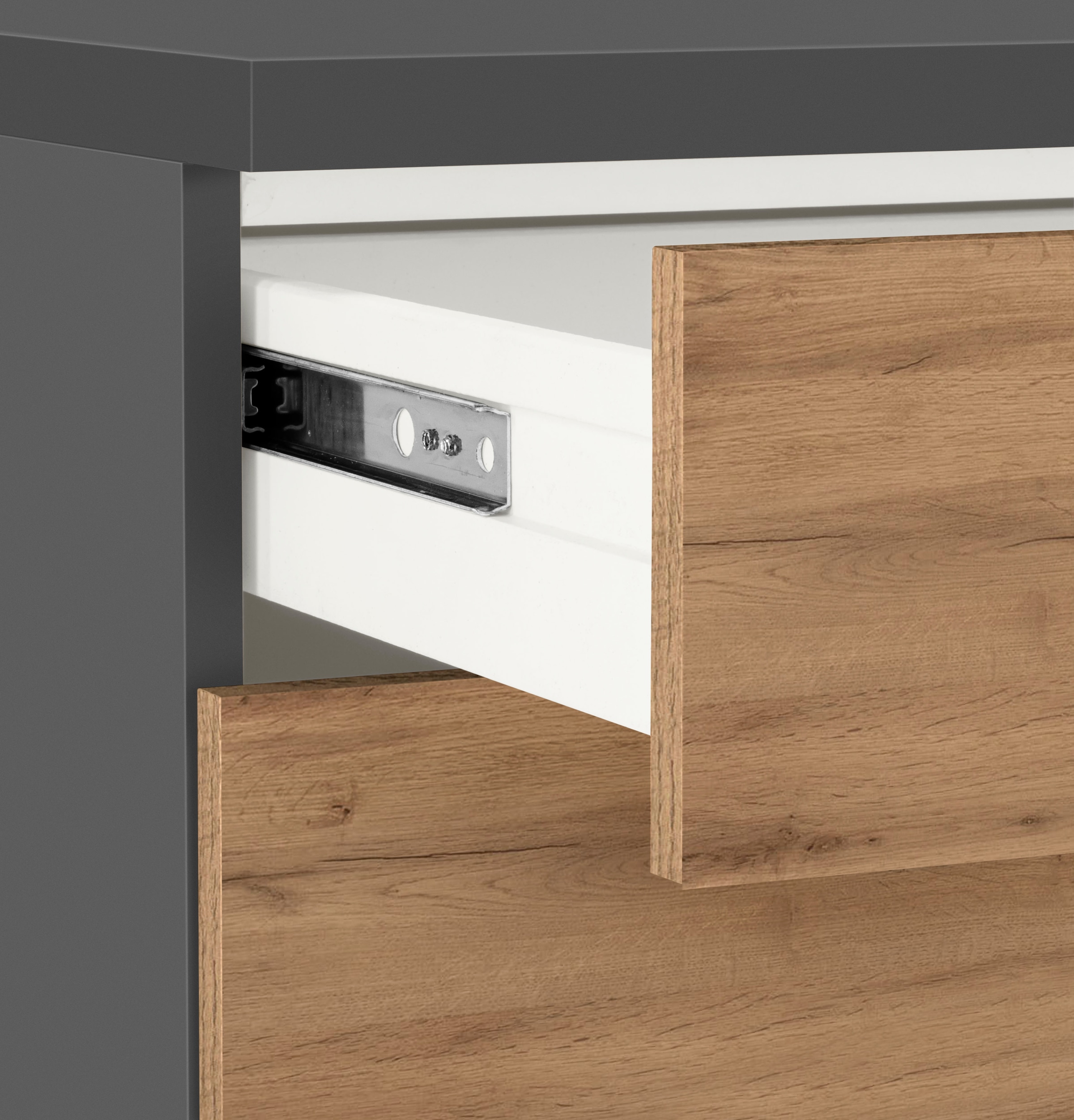 KOCHSTATION Küchenzeile »KS-Colmar«, mit E-Geräten, Breite 240 cm