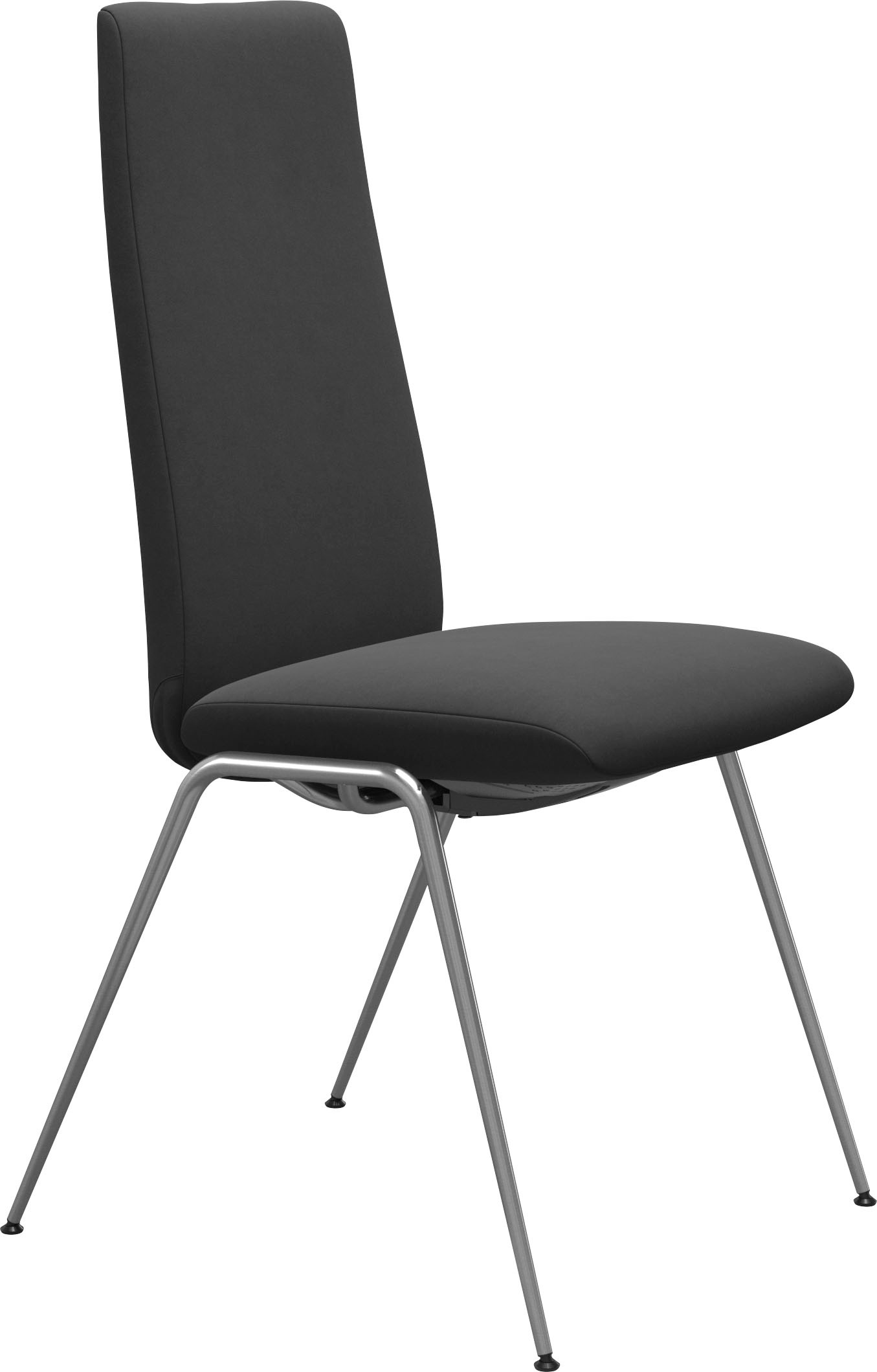 Stressless® Polsterstuhl »Laurel«, Microfaser DINAMICA, High Back, Größe M, mit Beinen aus Stahl in Chrom glänzend