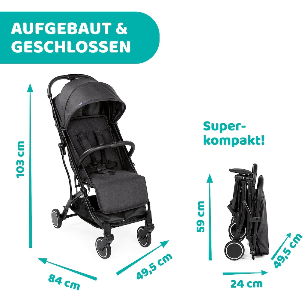 Chicco Sportbuggy »TROLLEYme, Stone«, 15 kg