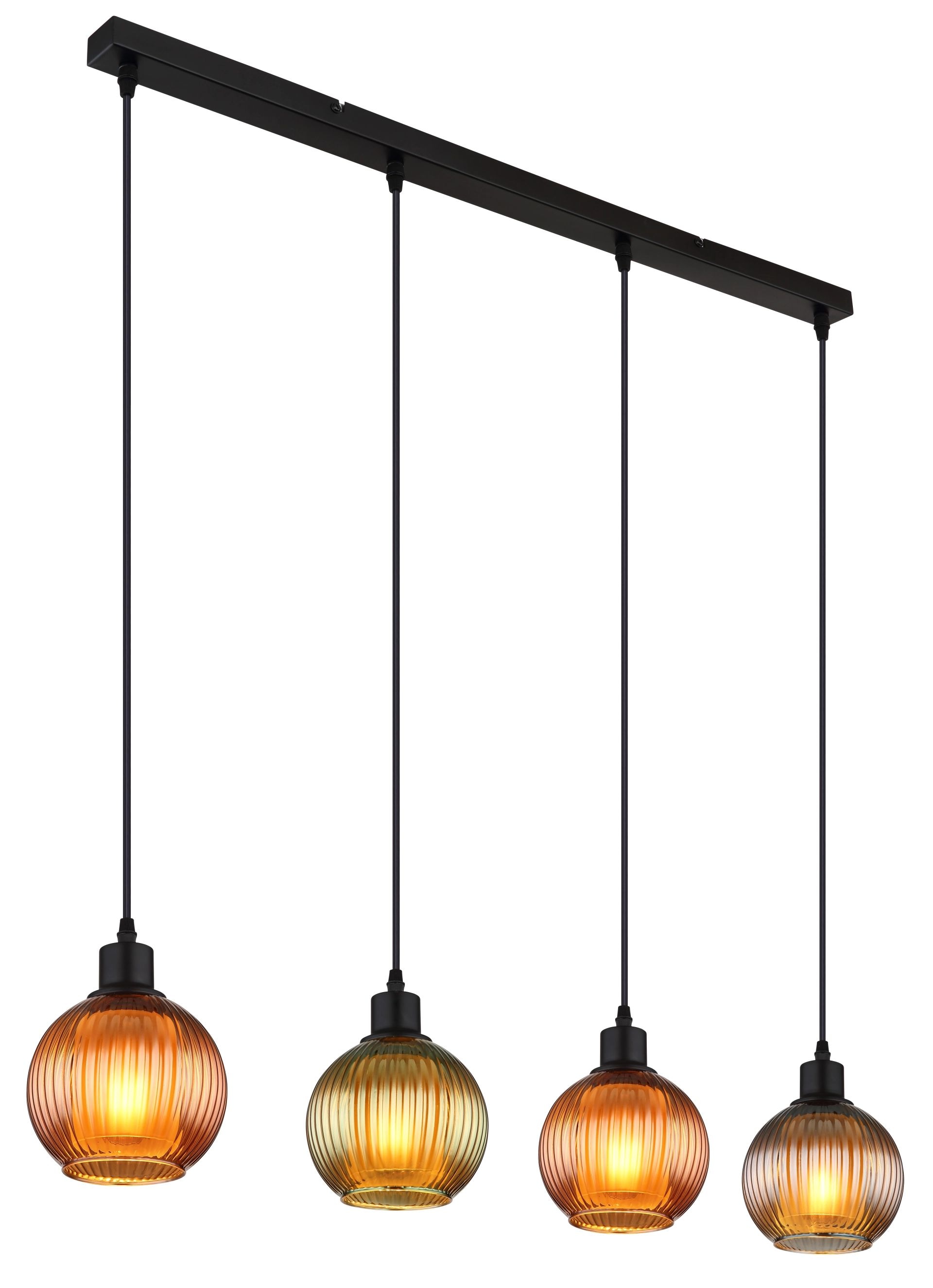 GLOBO LIGHTING Pendelleuchte »ZUMBA« E27 1 Stk. Gläser, Hängeleuchte, Hängelampe, kürzbar