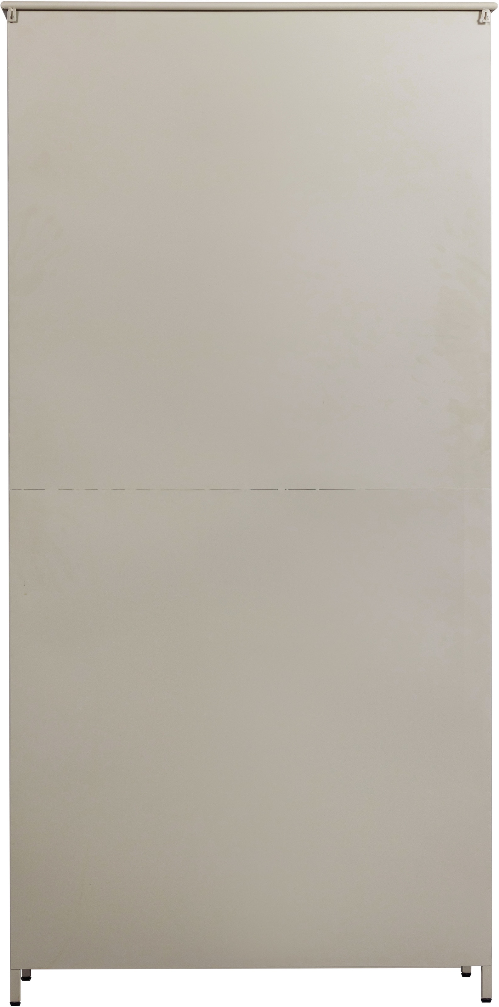 WOOOD Vitrine »EXHIBIT XL mit 2 Glastüren  METALL« Die Vitrine Exhibit aus mattem Metall bietet 5 robuste Einlegeböden.