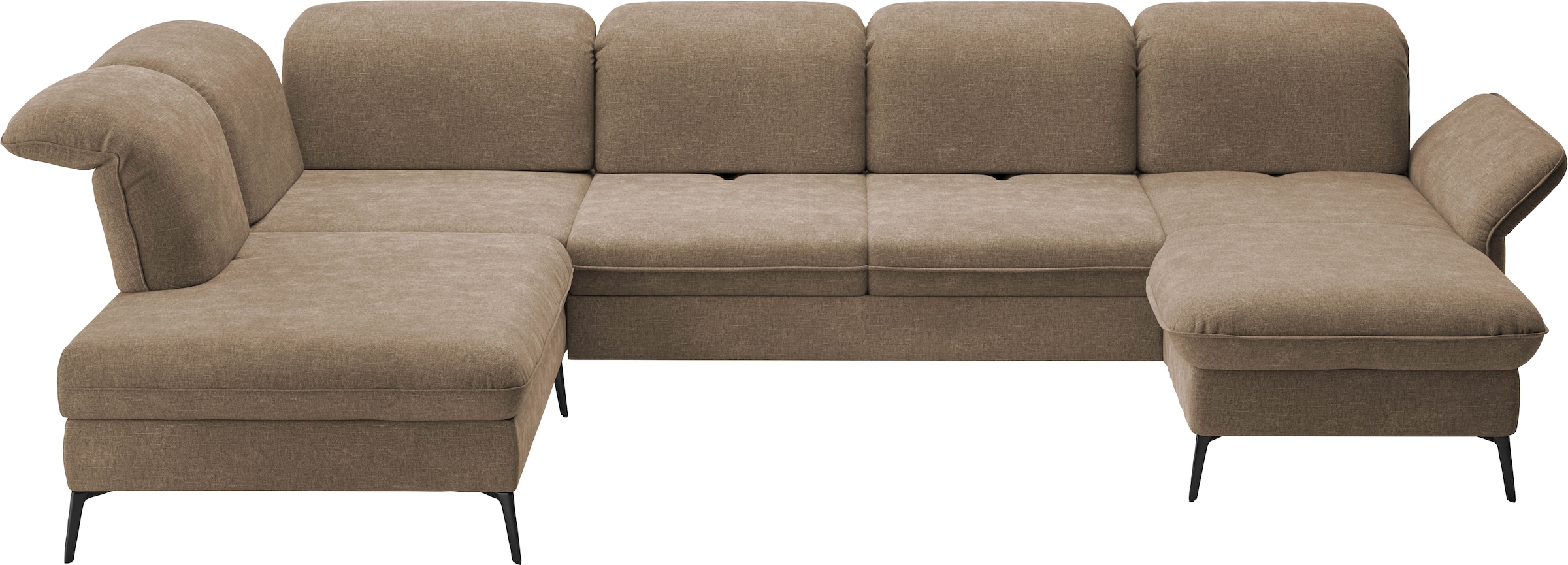 sit&more Wohnlandschaft »Emely«, mit Sitztiefenverstellung optional mit Bettfunktion und Bettkasten