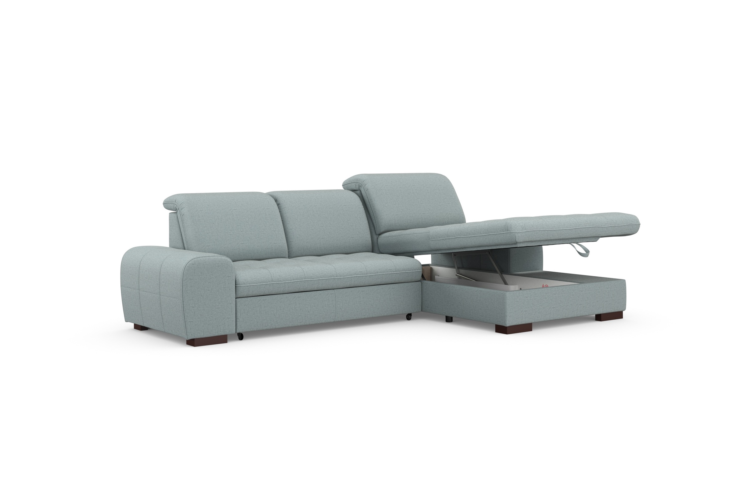 sit&more Ecksofa »Luxor L-Form«, wahlweise mit Bettfunktion, Bettkasten und Kopfteilverstellung