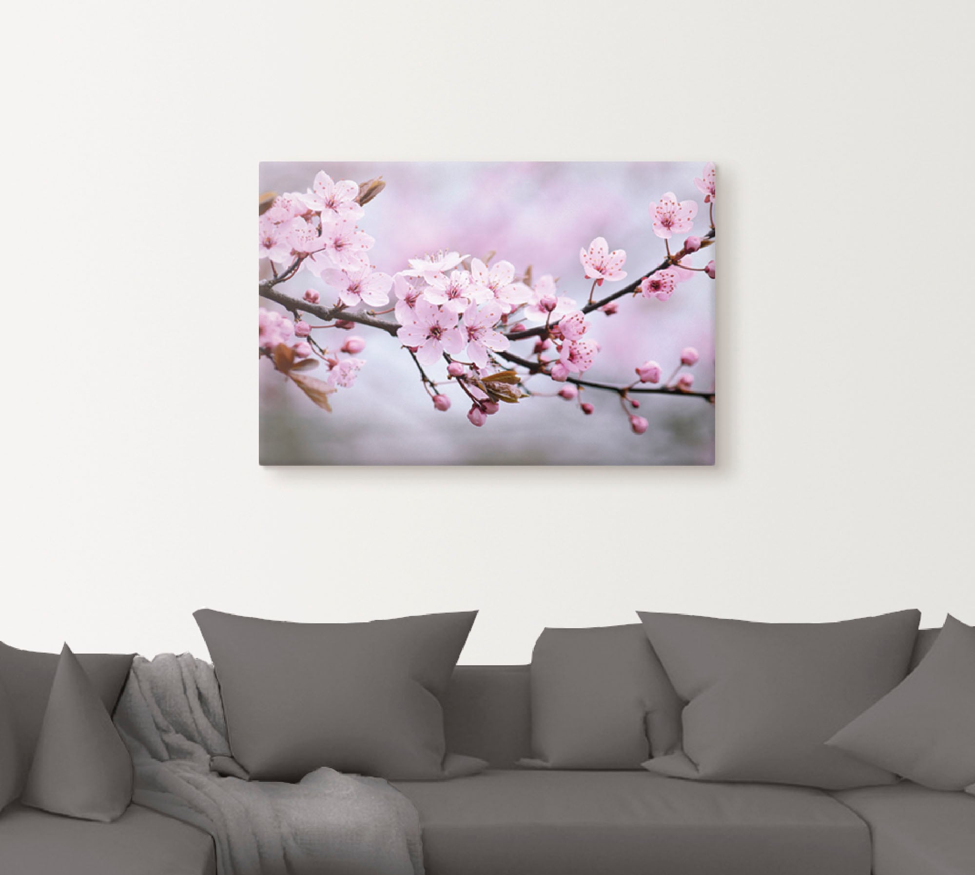 Artland Wandbild »Kirschblüten«, Blumen, (1 St.), als Alubild, Outdoorbild, Leinwandbild, Poster, Wandaufkleber