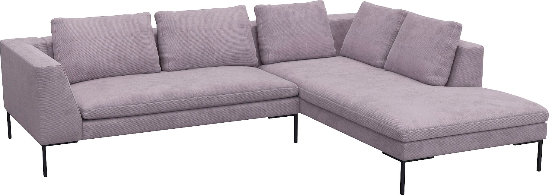 FLEXLUX Ecksofa »Loano, superbequemer Sitzkomfort durch Kaltschaum im Sitz« günstig online kaufen