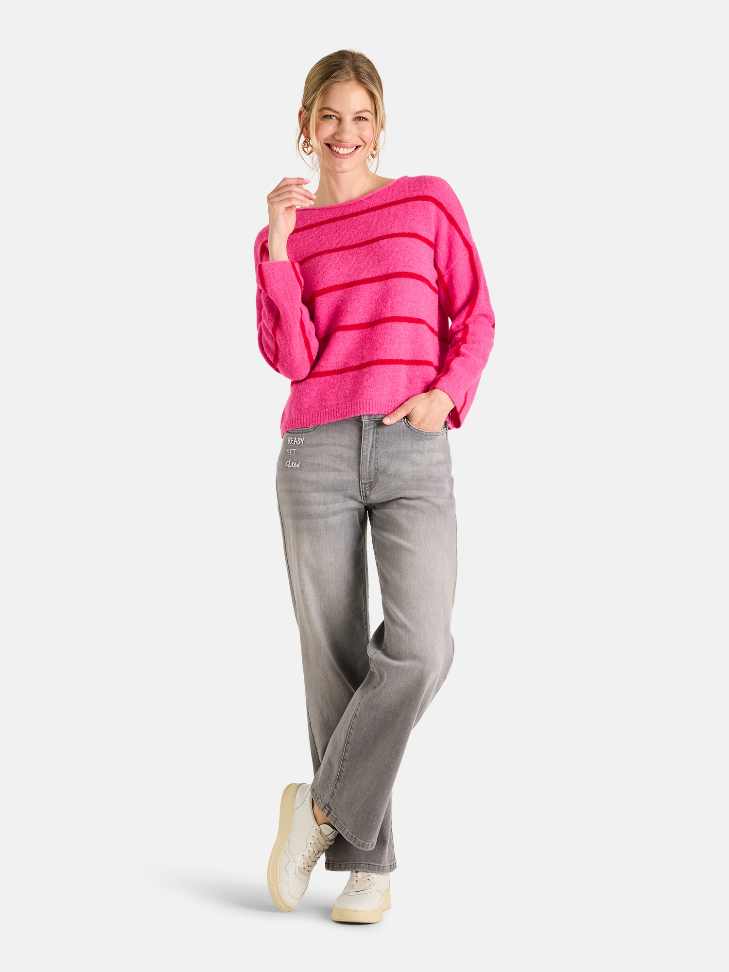 Lieblingsstück Strickpullover »SingaEP« mit Alpaka, Rundhals