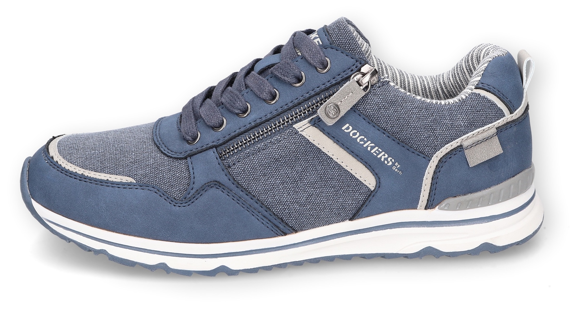 Dockers by Gerli Sneaker  , Running Sneaker, Schnürschuh, Freizeitschuh mit Reißverschluss