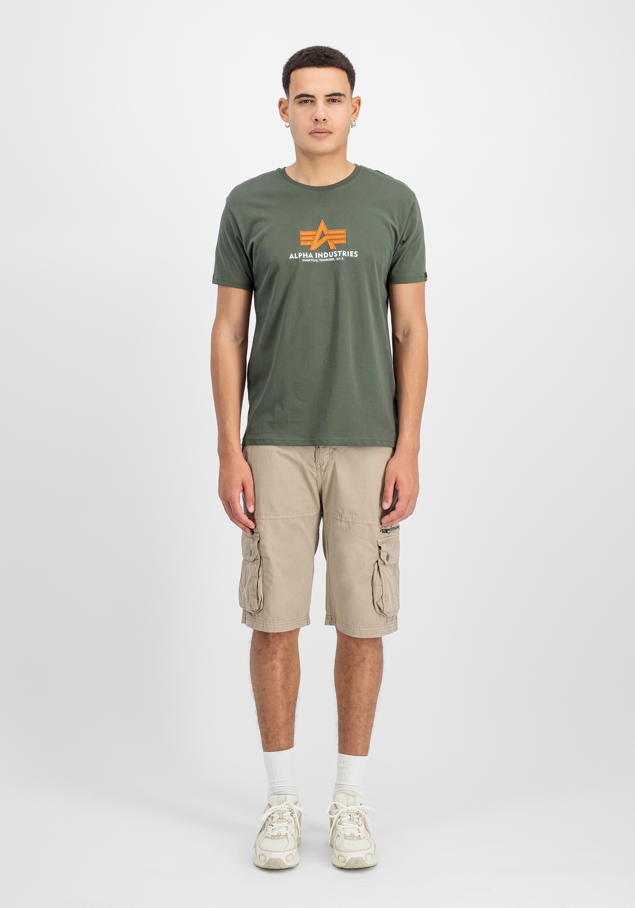 Alpha Industries T-Shirt »Alpha Industries Men - T-Shirts Basic T-Shirt BL Rubber«