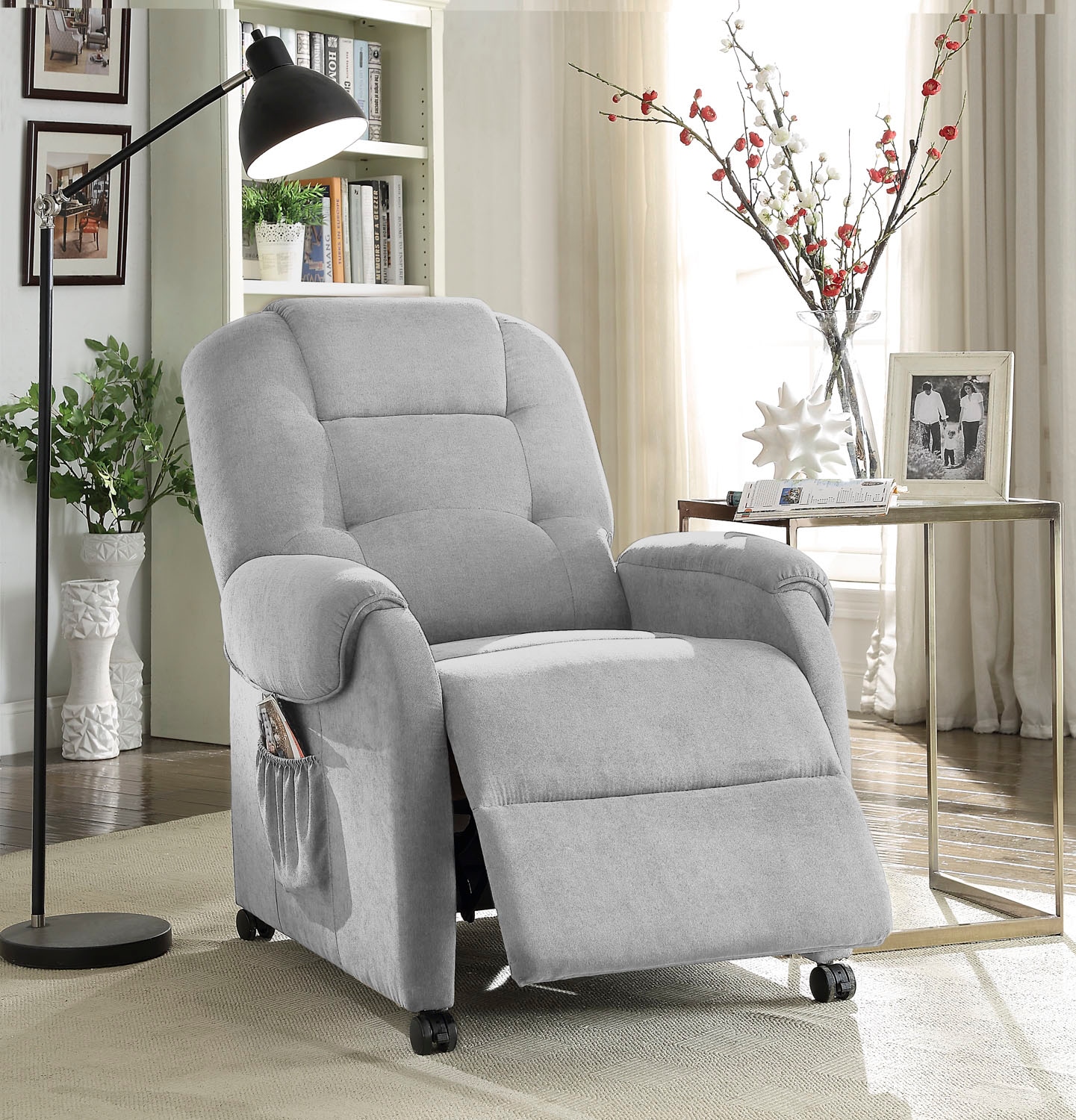 ATLANTIC home collection Relaxsessel »Tobi«, mit Relaxfunktion, Federkern & Aufbewahrungstasche