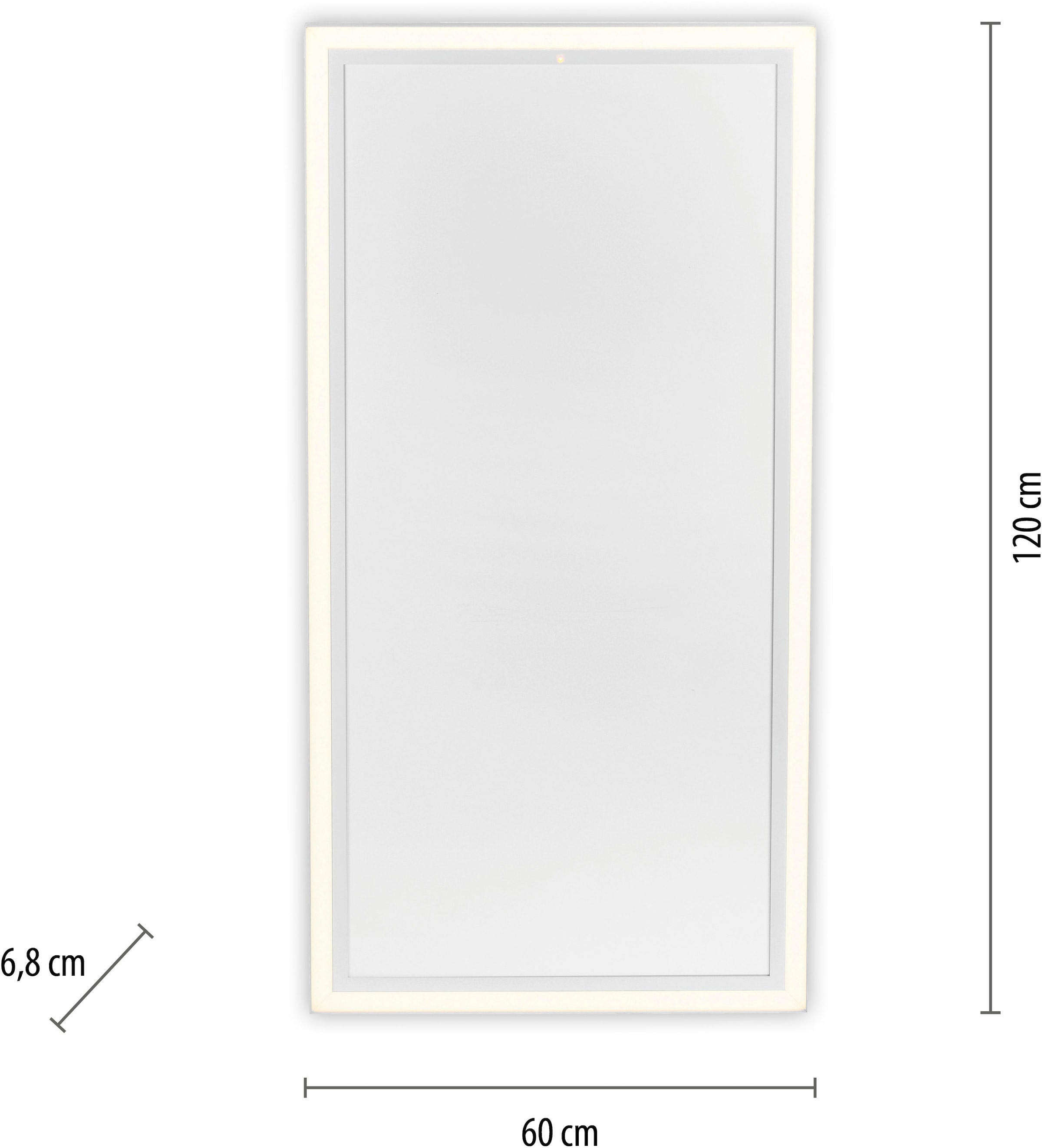 JUST LIGHT Deckenleuchte »BEROA«, 1 flammig, Leuchtmittel LED-Board | LED fest integriert, Deckenpanel mit IR-Heizung 800W, Funk Fernbed., Funkthermostat