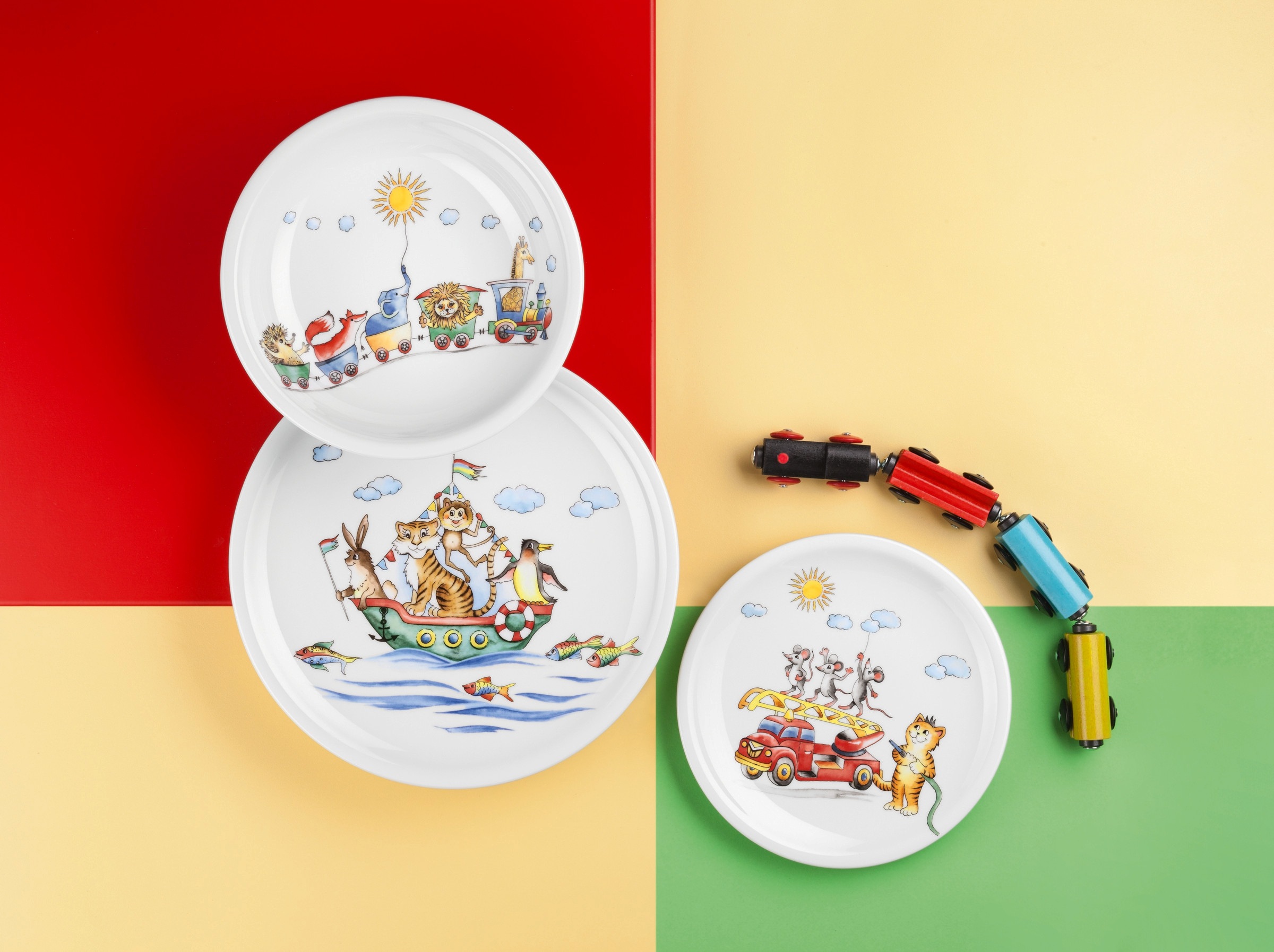 Seltmann Weiden Speiseteller »Compact - Flinke Flitzer«, (1 St.), rund 25,5 cm