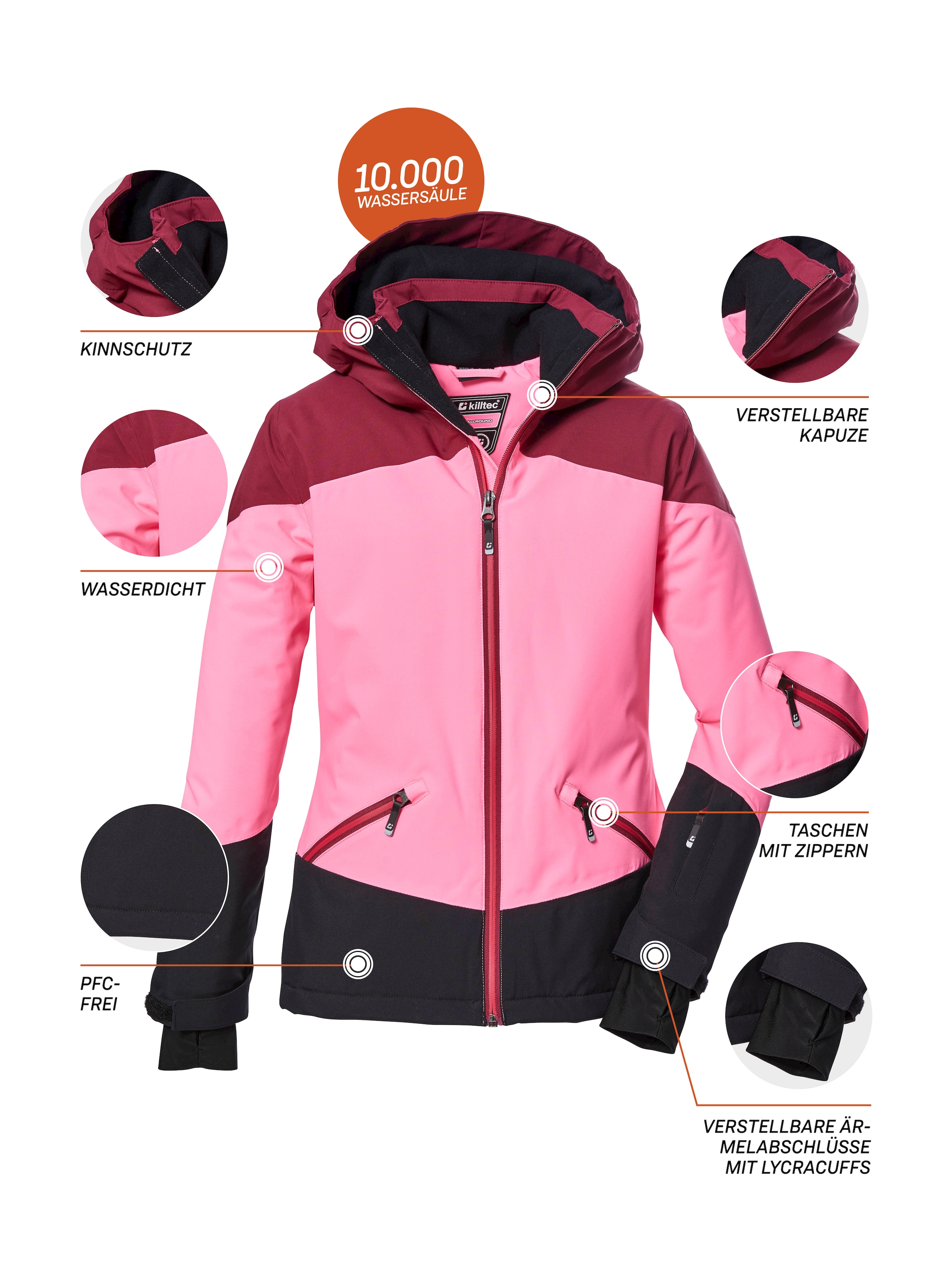 Killtec Skijacke »KSW 151 GRLS SKI JCKT«