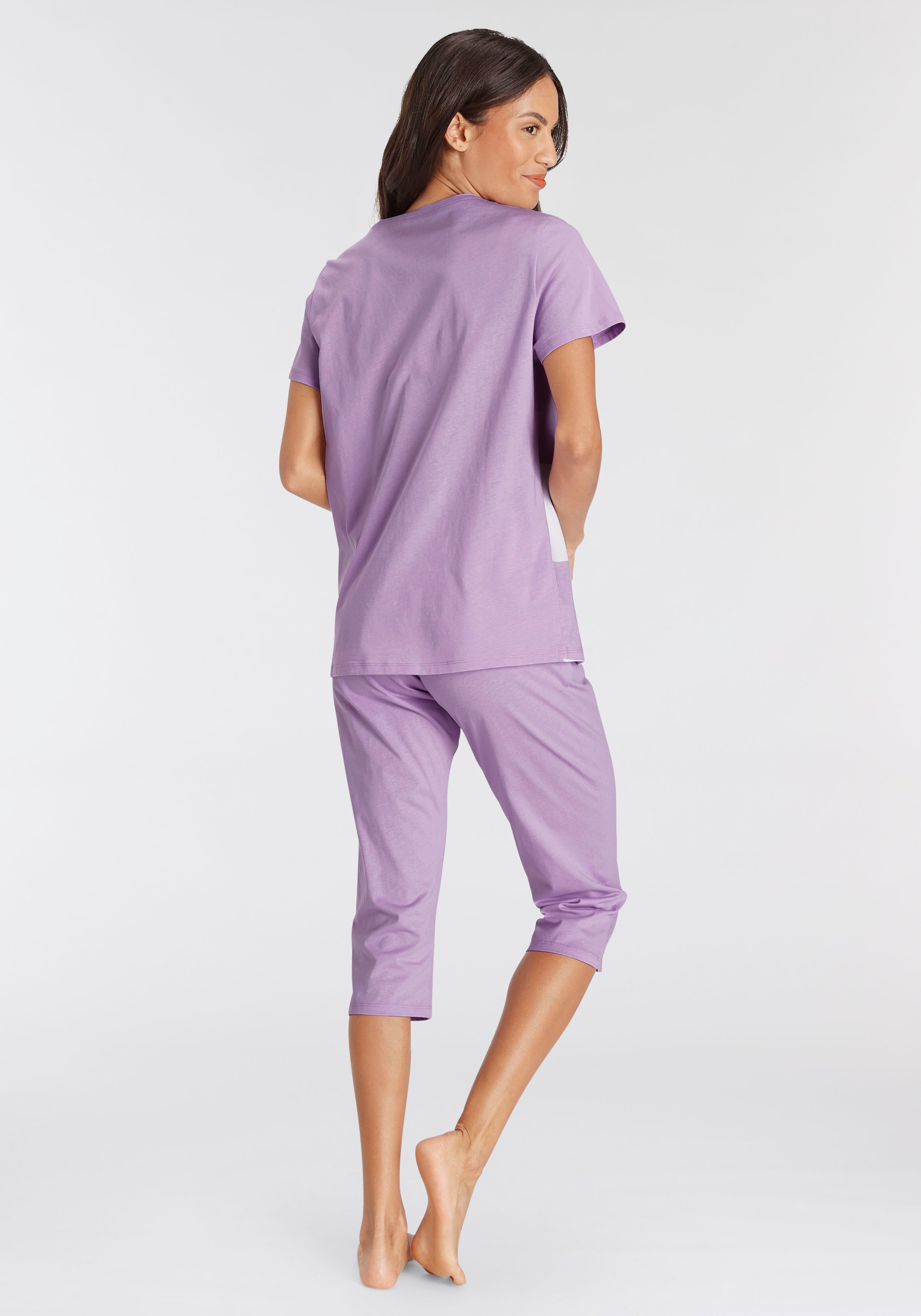 Triumph Schlafanzug, (Set, 2 tlg.), Capri-Pyjama aus reiner Baumwolle  online kaufen | Pyjama-Sets
