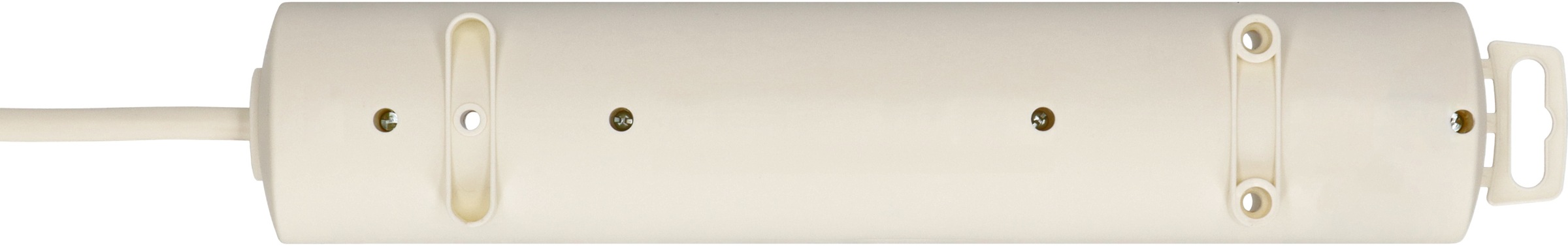 Brennenstuhl Steckdosenleiste »Comfort-Line Plus«, 4-fach, (Kabellänge 2 m), mit Flachstecker, Schalter und extra breiten Abständen der Steckdosen