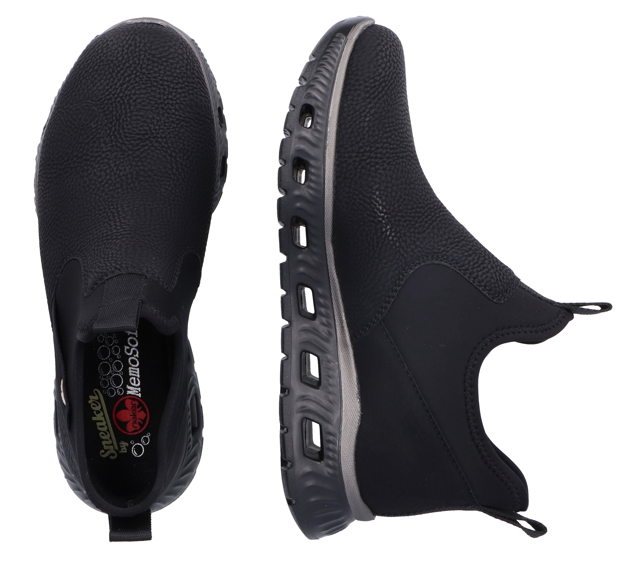 RIEKER Sport Schlupfboots, High-Top-Sneaker, Schlupfboots mit elastischem Schaft