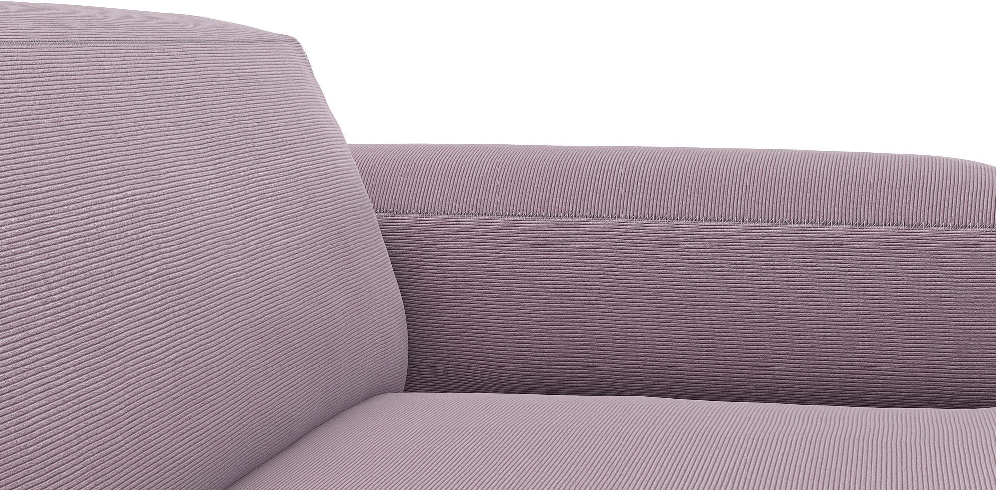 FLEXLUX Ecksofa »Lucera Chaislongue rechts oder links, L-Form, bequem«, modern & anschmiegsam, Kaltschaum, Stahl-Wellenunterfederung