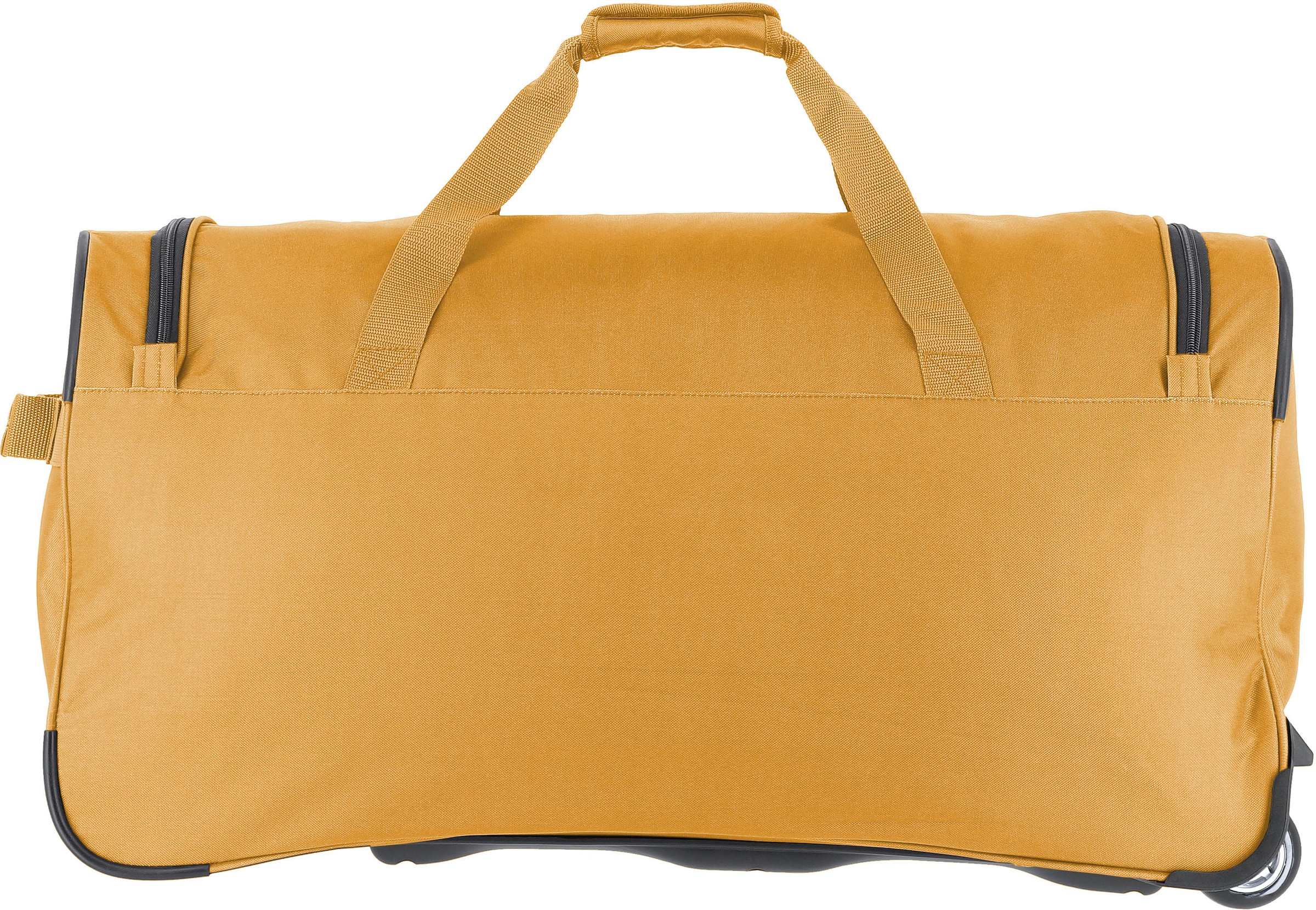 travelite Reisetasche »Basics Fresh, 71 cm, gelb«, Duffle Bag Reisegepäck Reisebag mit Trolleyfunktion