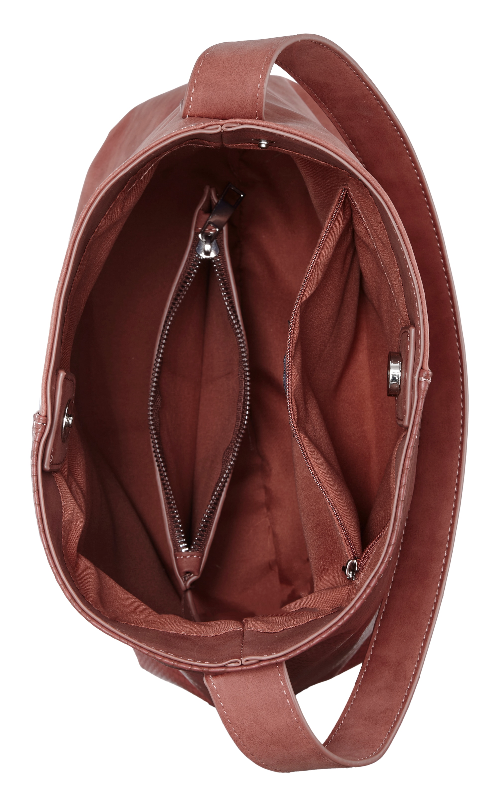 Vivance Shopper »Schultertasche«, (2 tlg.), mit kleiner Innentasche, Handtasche, Damentasche VEGAN