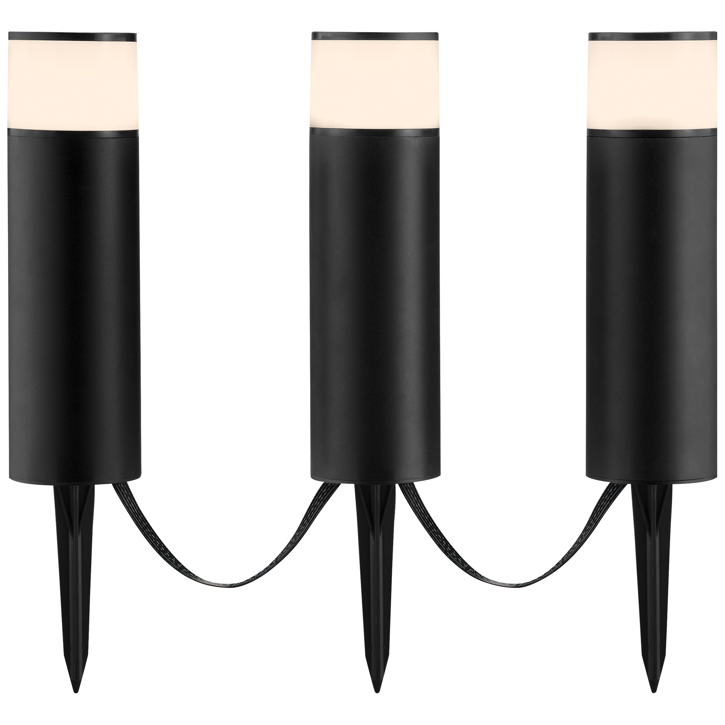 Brilliant LED Gartenleuchte »Dody« LED-Modul 3 Stk. warmweiß - kaltweiß LED günstig online kaufen