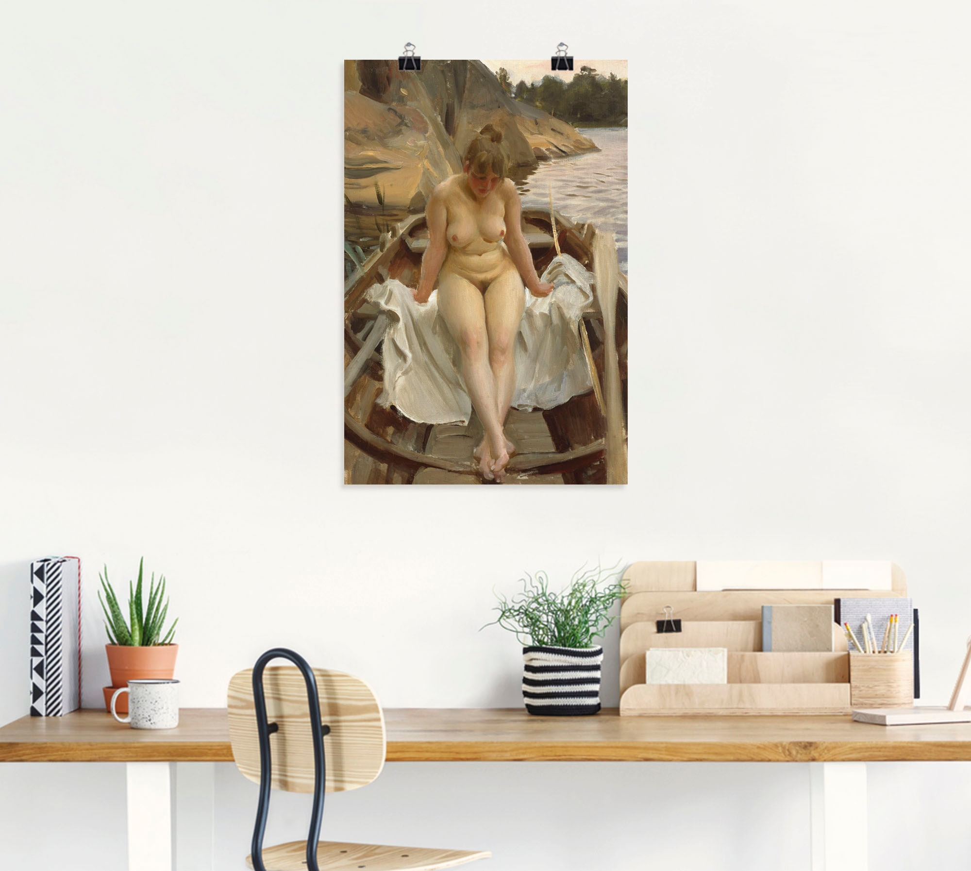 »In in Poster Werners Erotische Größen St.), Artland Ruderboot«, Wandbild (1 Alubild, Bilder, oder als Wandaufkleber kaufen auf Leinwandbild, Raten versch.