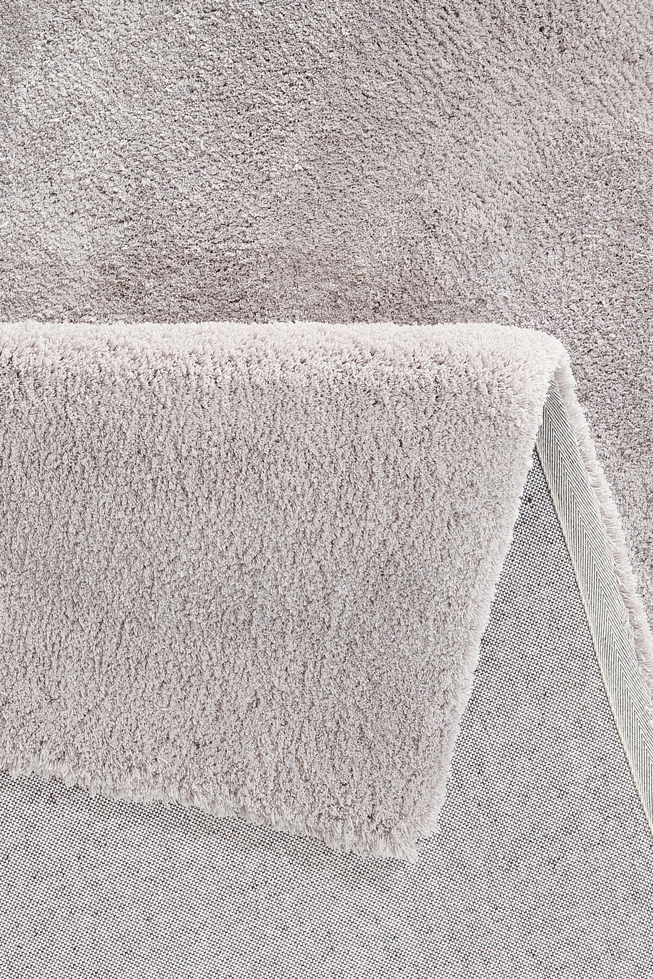 my home Hochflor-Teppich »Microfaser Teppich Magong, besonders weich, sehr feiner Flor«, rechteckig, 25 mm Höhe, uni, Wohnzimmer, Schlafzimmer, Kinderzimmer, auch rund und als Läufer