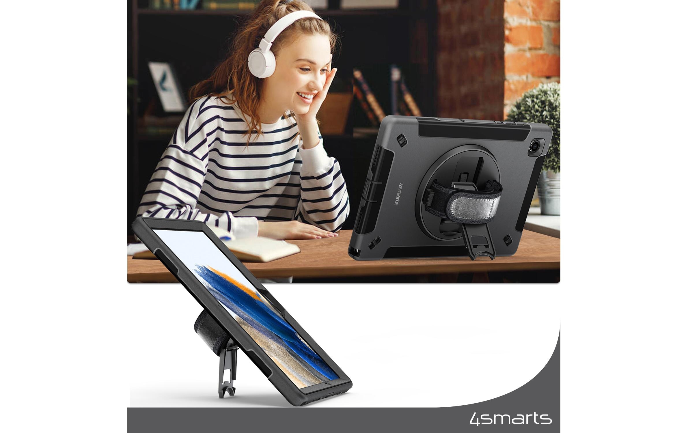 4smarts Tablet-Hülle »Back Cover Rugged GRIP Galaxy Tab A9+« Samsung Galaxy Tab A9 | Samsung Galaxy Tab A9+ 28 cm (11 Zoll)