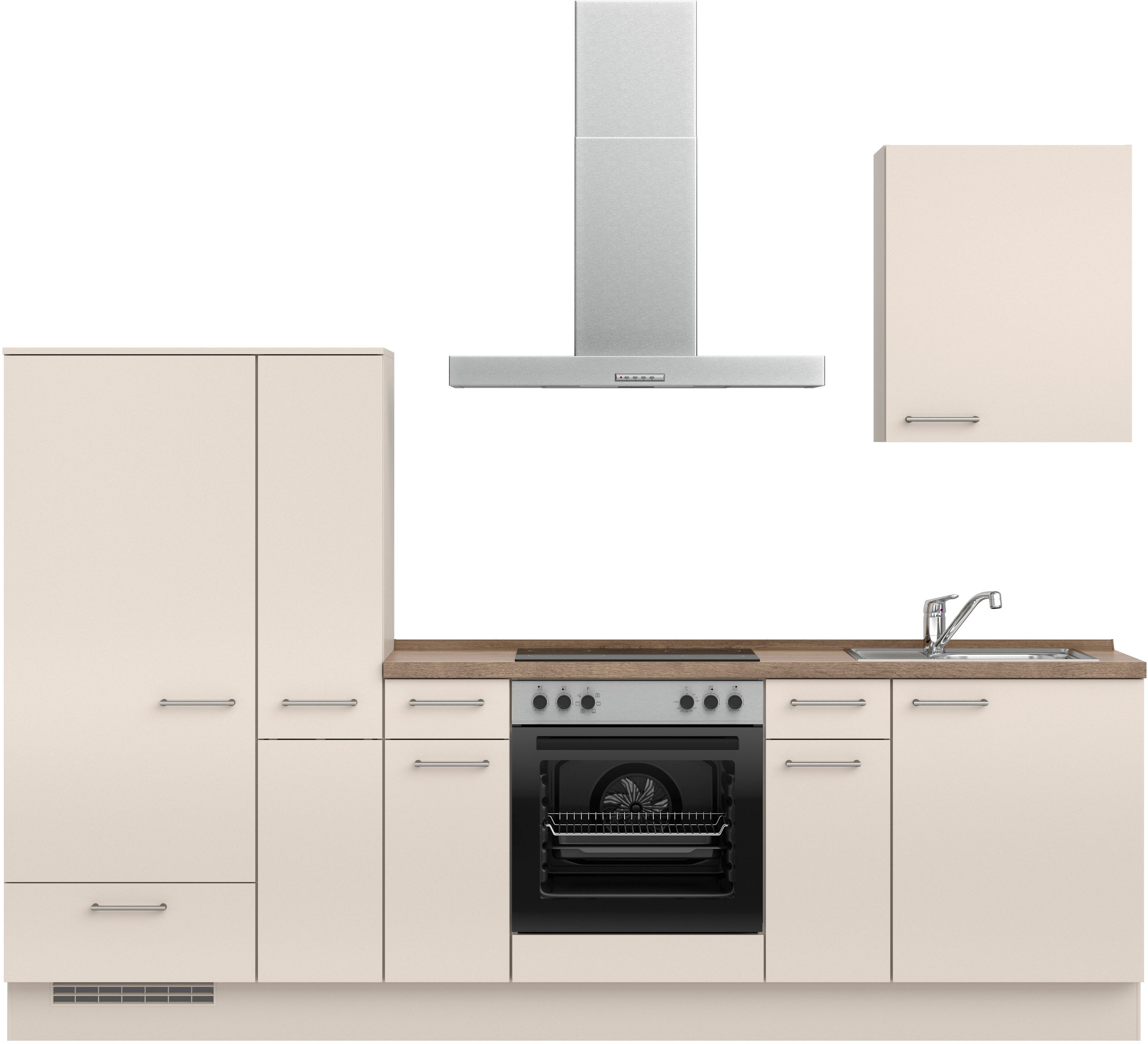 nobilia® Küchenzeile »"Laser I", Ausrichtung wählbar, Breite 270 cm« vormon günstig online kaufen