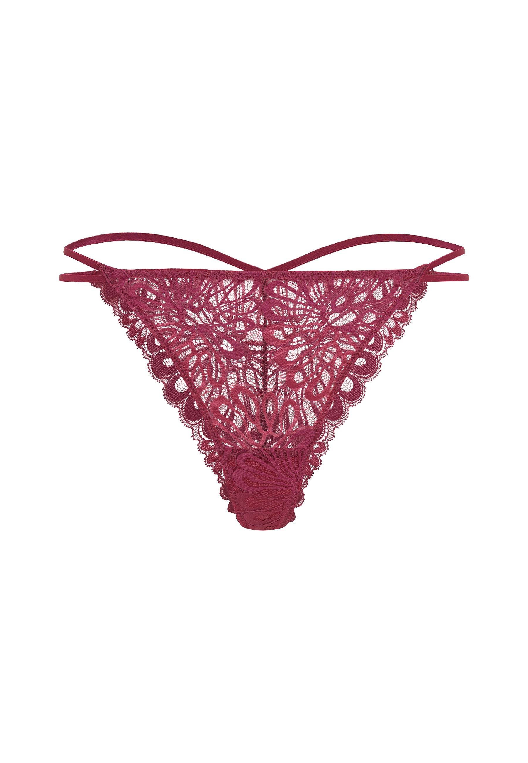 LSCN by LASCANA String, (1 St.), aus blättriger Spitze