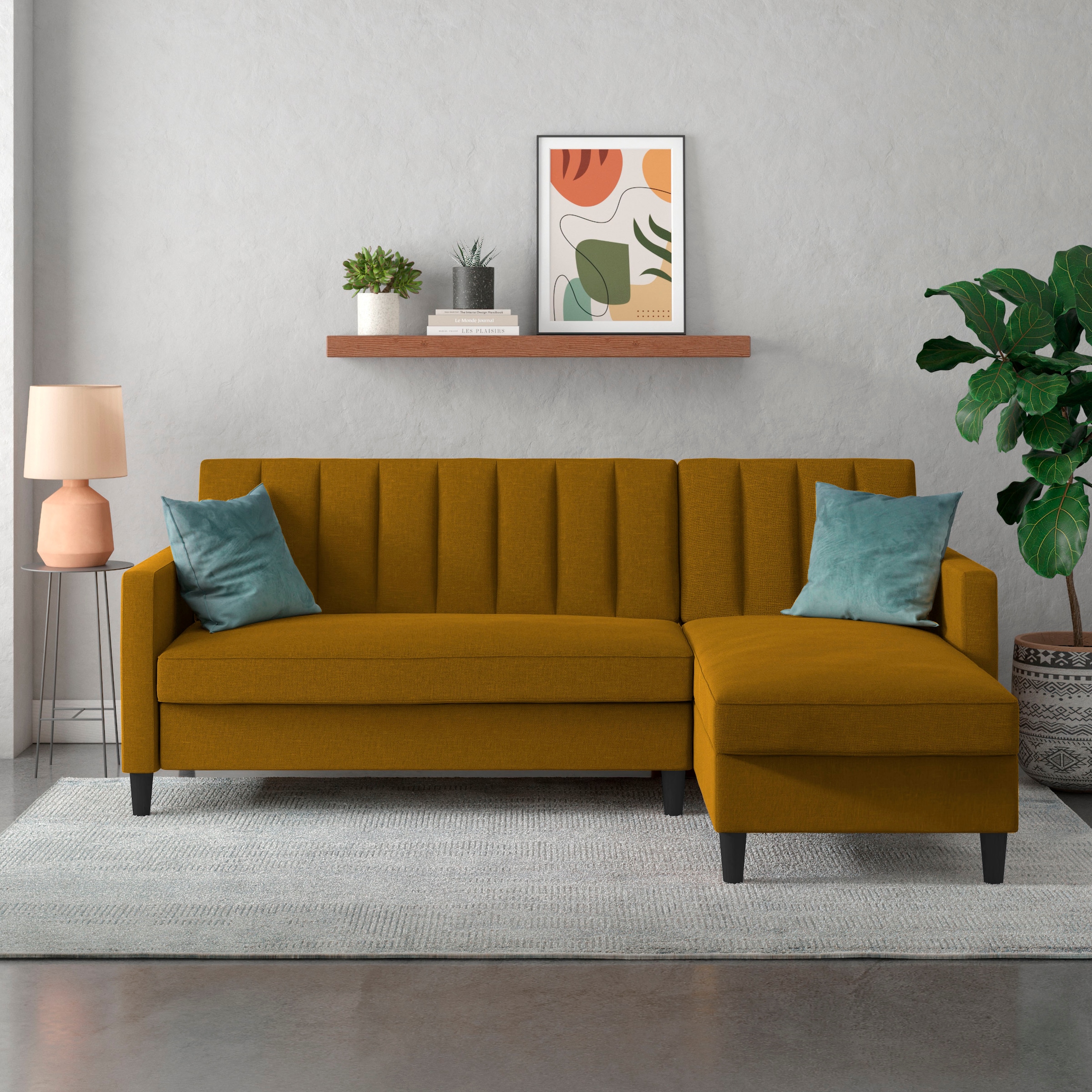 Dorel Home Ecksofa »Celine, L-Form,« mit Bett-Funktion und Stauraum. Recami günstig online kaufen