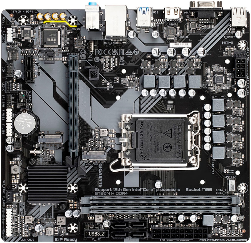 Gigabyte Mainboard »B760M H DDR4«