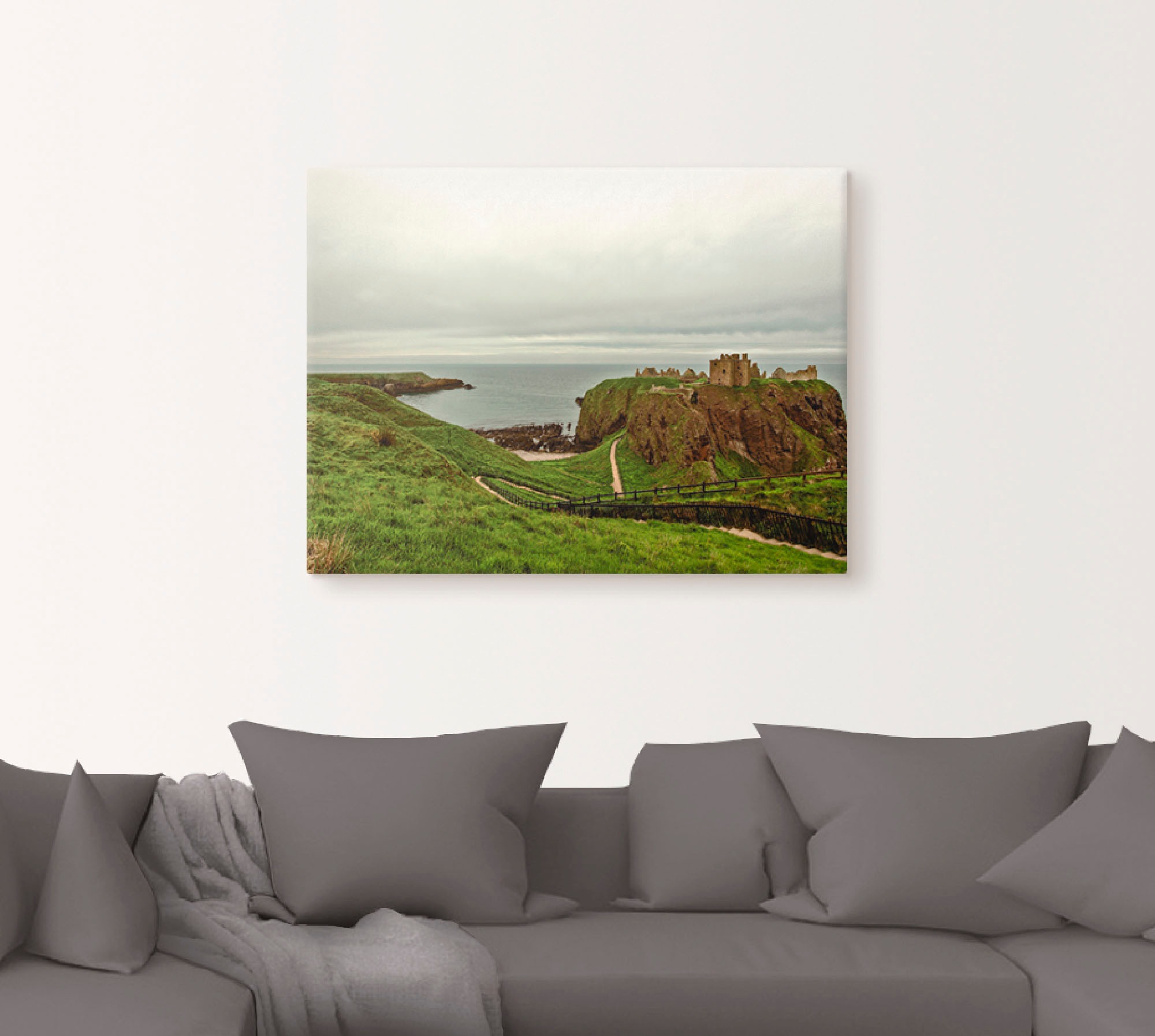 Artland Leinwandbild »Historisches Schottland« Europa 1 Stk. tlg. auf Keilr günstig online kaufen