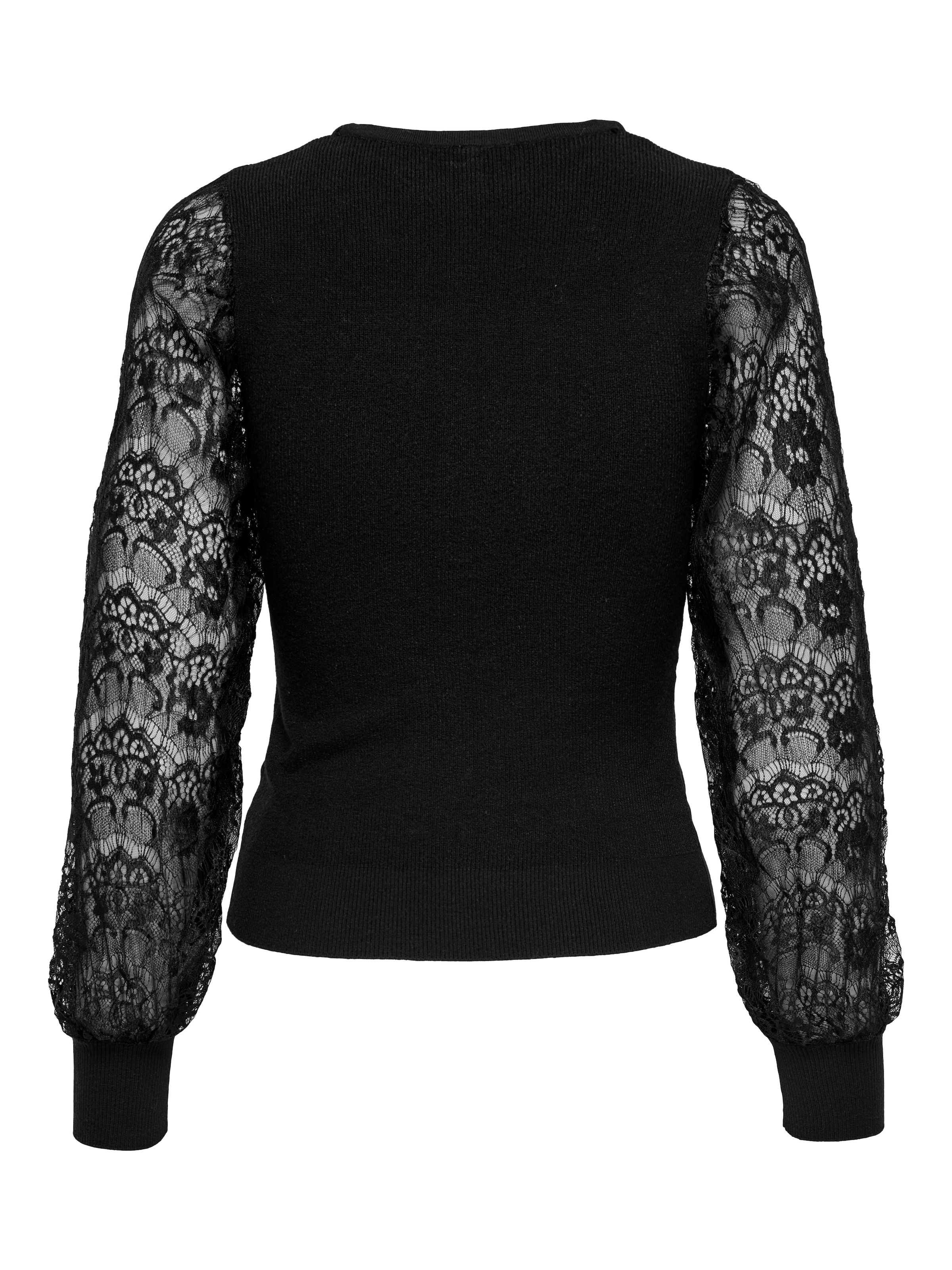 ONLY Rundhalspullover »ONLPERRY LIFE LS MIX O-NECK KNT«