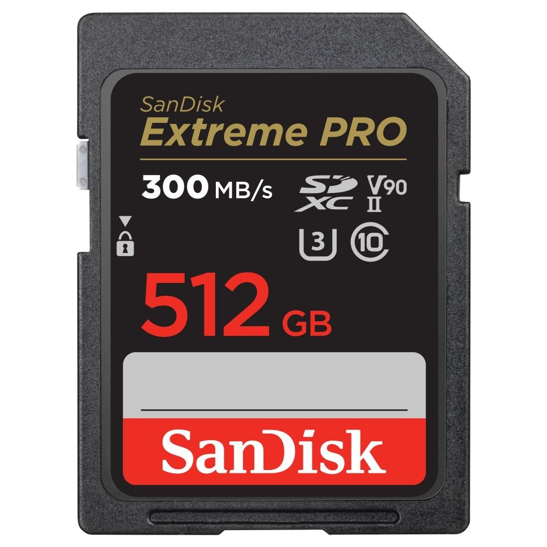 Sandisk Speicherkarte »SDXC Extreme PRO«, (UHS-I Class 10 300 MB/s Lesegeschwindigkeit)