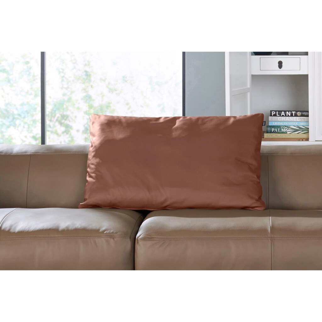 hülsta sofa Rückenkissen »hs.432«, mit Rolle wahlweise in Stoff oder Leder