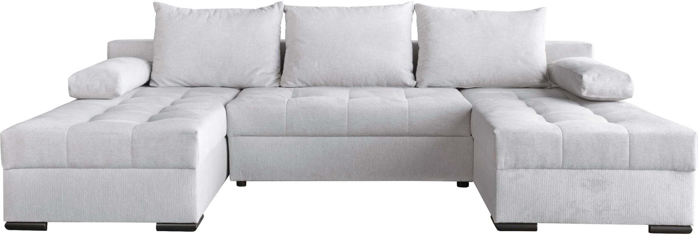 OTTO home Wohnlandschaft »U-Form Home System« 2 Ottomanen,Bonnelfederkern, Schlaffunktion