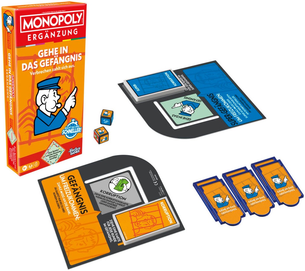 Hasbro Spiel »Monopoly Ergänzung: Gehe in das Gefängnis«