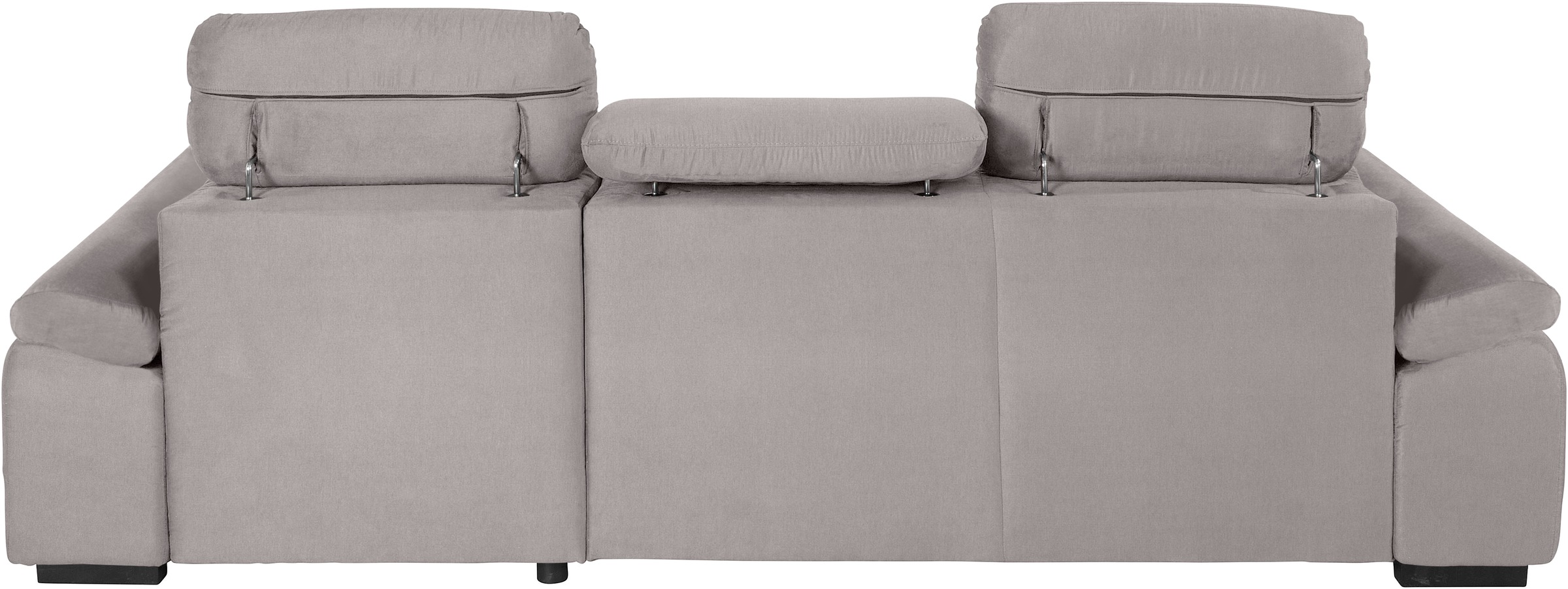 COTTA Ecksofa »Lola L-Form mit Kopfteilfunktion & Hocker«, (Set, mit Hocker), wahlweise mit Bettfunktion, Bettkasten & Armteilverstellung