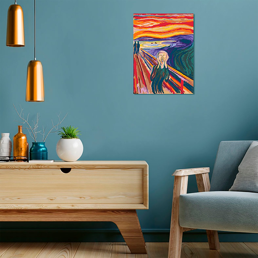 Ravensburger Malen nach Zahlen »CreArt, ART Collection, Munch-Schrei« für Erwachsene; Made in Europe