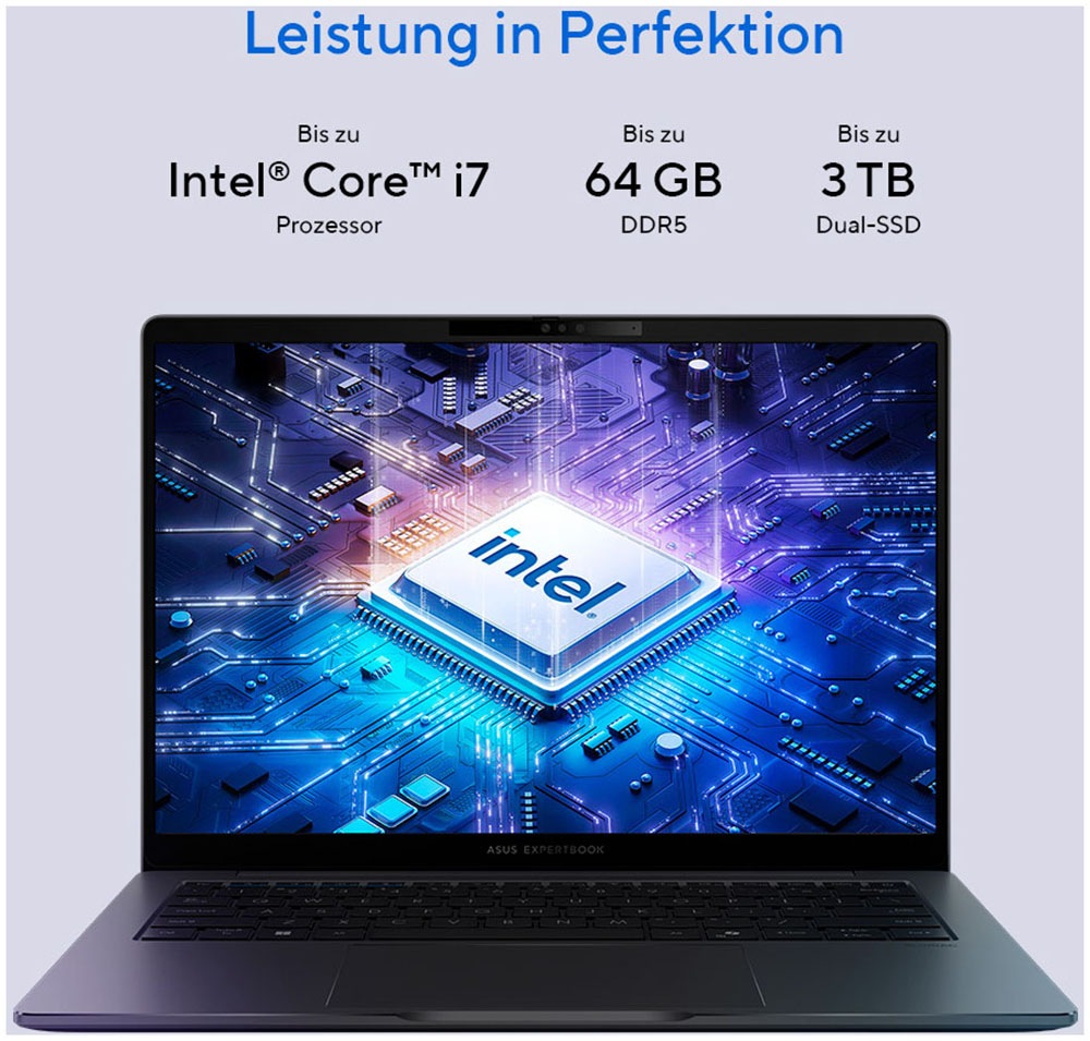 Asus Notebook »ExpertBook P3 P3405CVA-NZ0415X« 35,6 cm / 14 ″ Intel Core i5 UHD Graphics 512 GB SSD