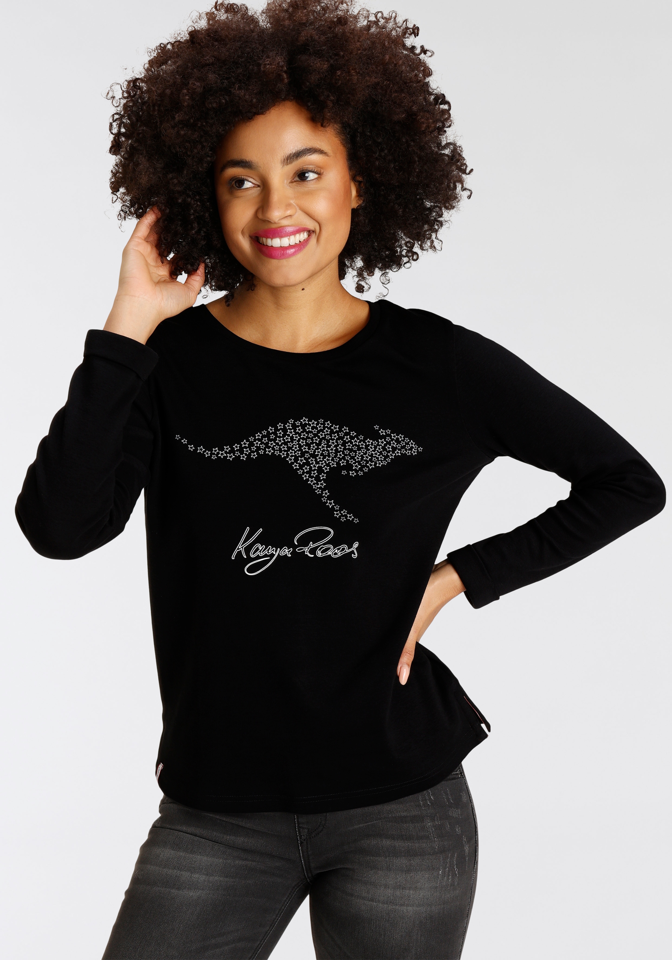 KangaROOS Sweatshirt, mit Logo-Aufdruck NEUE KOLLEKTION online bestellen - großem